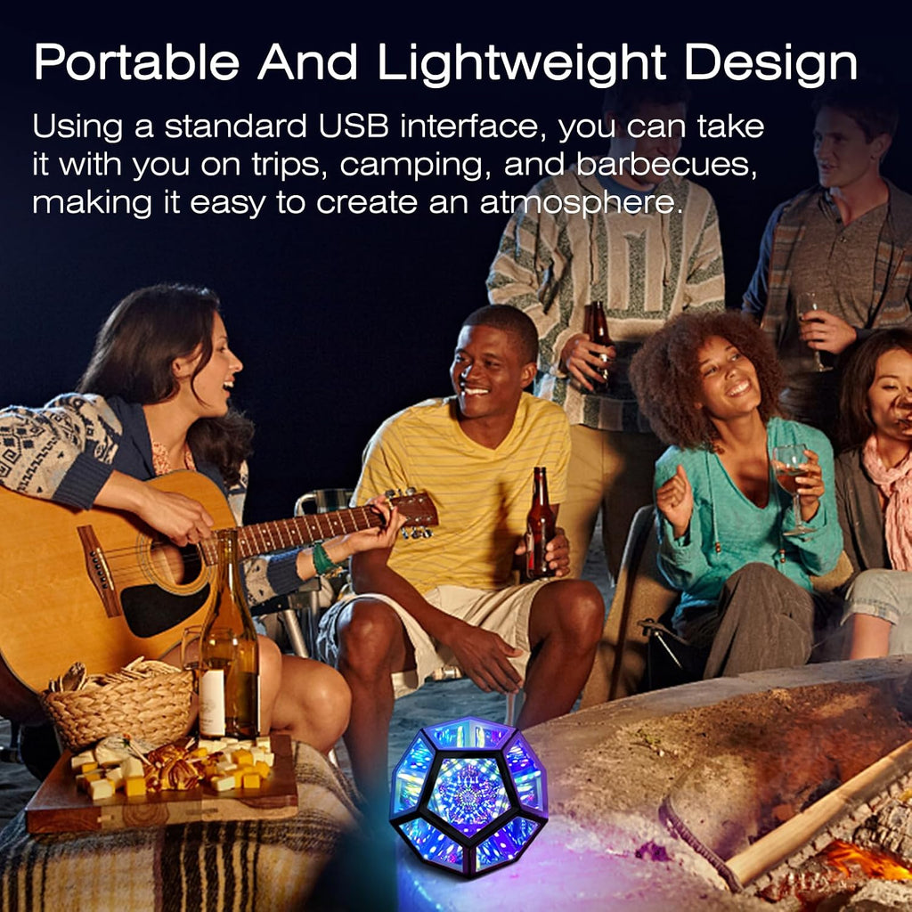 MITO Infinity Mirror Dodecahedron RGBW LED Light