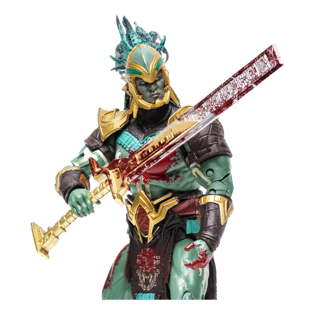 McFarlane Toys Mortal Kombat Kotal Kahn 7" Action Figure with Accessories | Mortal Kombat 7 Inch Action Figure Wave 7 - Kotal Kahn