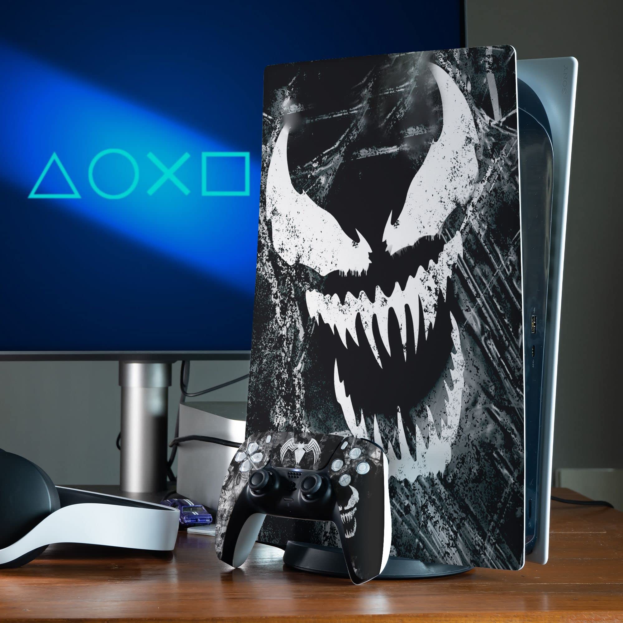 BCB Controllers Custom Console Face Plate Compatible with PS_5 Console | Console Cover for Play_Station 5 | Proudly Customized in USA with Permanent Hydro-DIP Printing (NOT JUST A Skin) - Flex Gamingproduct_type
