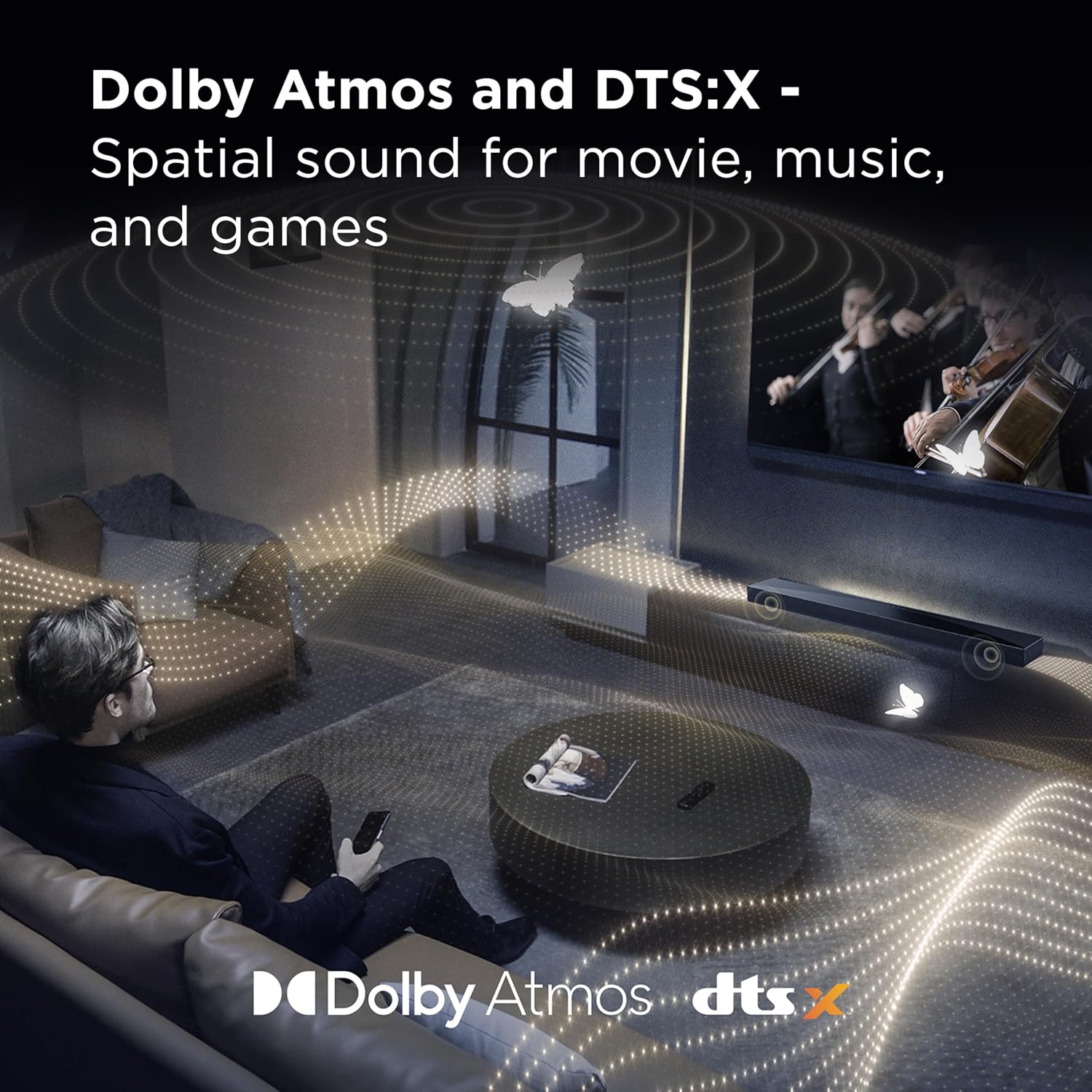 TCL Q-Series 5.1 Surround Sound Bar with Wireless Subwoofer – Q65H, Q75H & Q85H