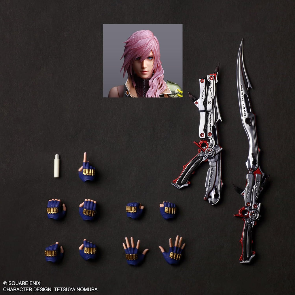 Final Fantasy XIII PLAY ARTS True Lightning PVC Pre-painted Action Figure