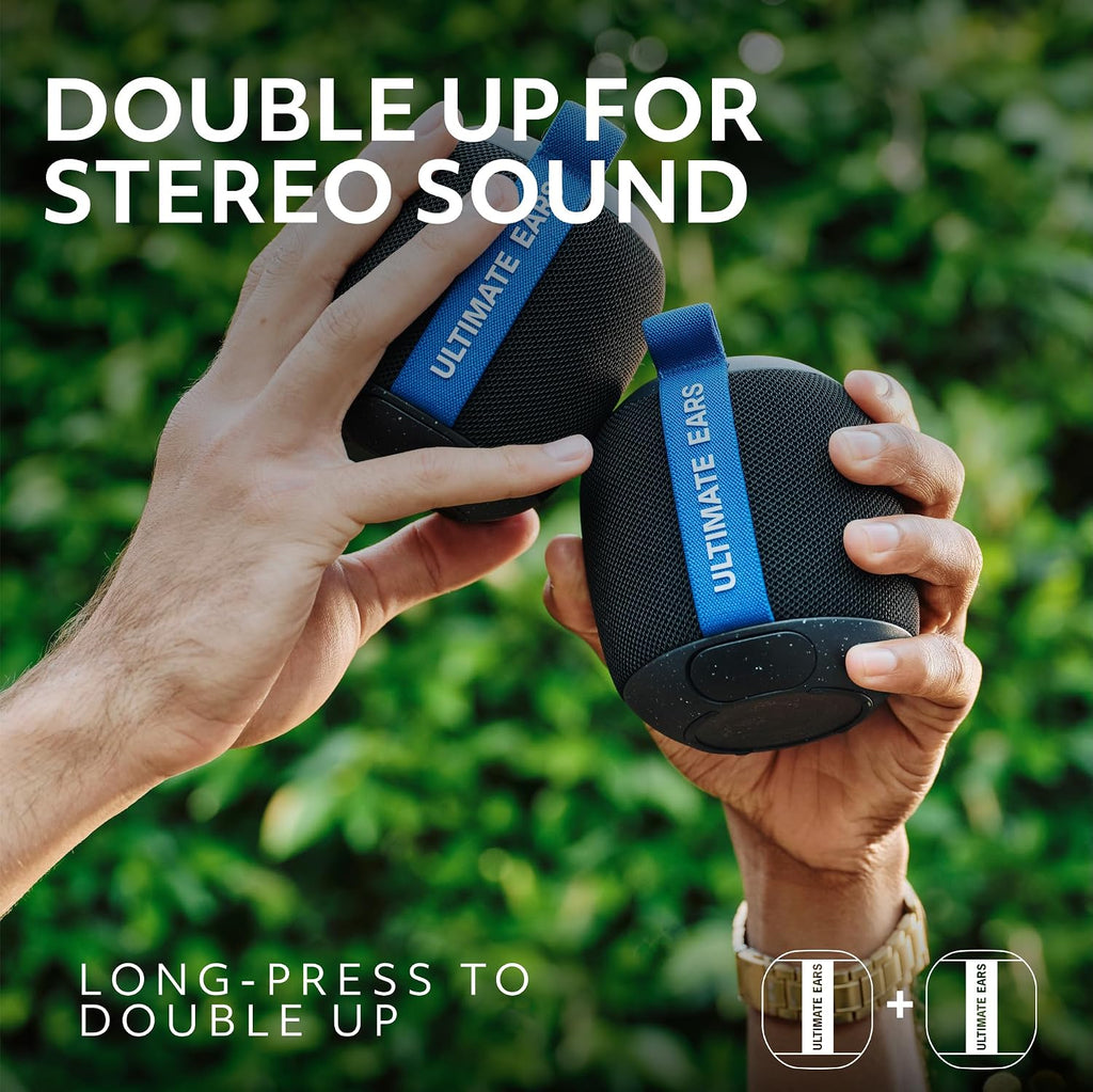 Ultimate Ears WONDERBOOM Play Waterproof Speaker - Black | Dustproof, floating, 131ft (40m) range