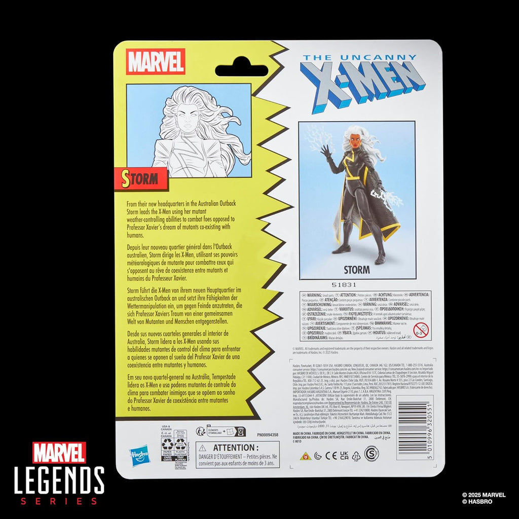 Marvel Legends Series Storm X-Men Action Figure, Black