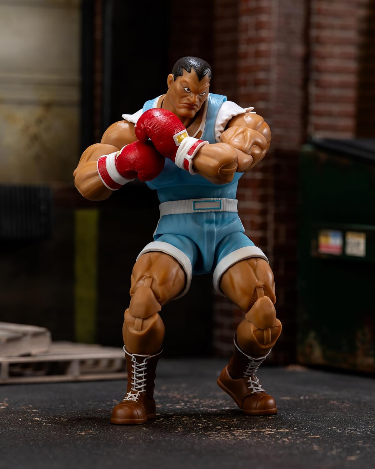 Jada Toys Street Fighter II Balrog Action Figure 1:12 Deluxe Scale 6" Tall, Fully Articulated, Collector Packaging | Street Fighter 2 The Final Challengers 6 Inch Action Figure Deluxe - Balrog