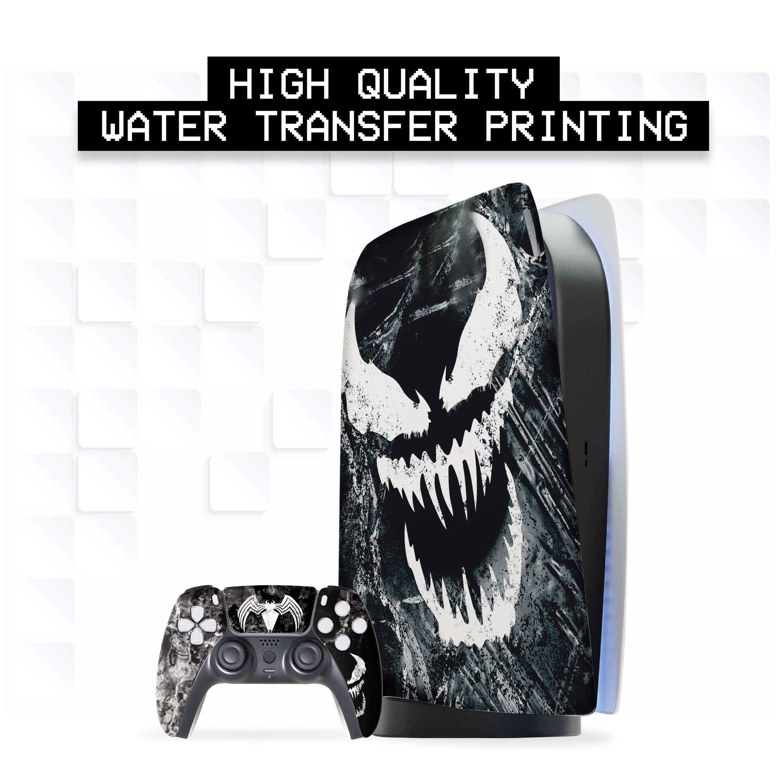 BCB Controllers Custom Console Face Plate Compatible with PS_5 Console | Console Cover for Play_Station 5 | Proudly Customized in USA with Permanent Hydro-DIP Printing (NOT JUST A Skin) - Flex Gamingproduct_type