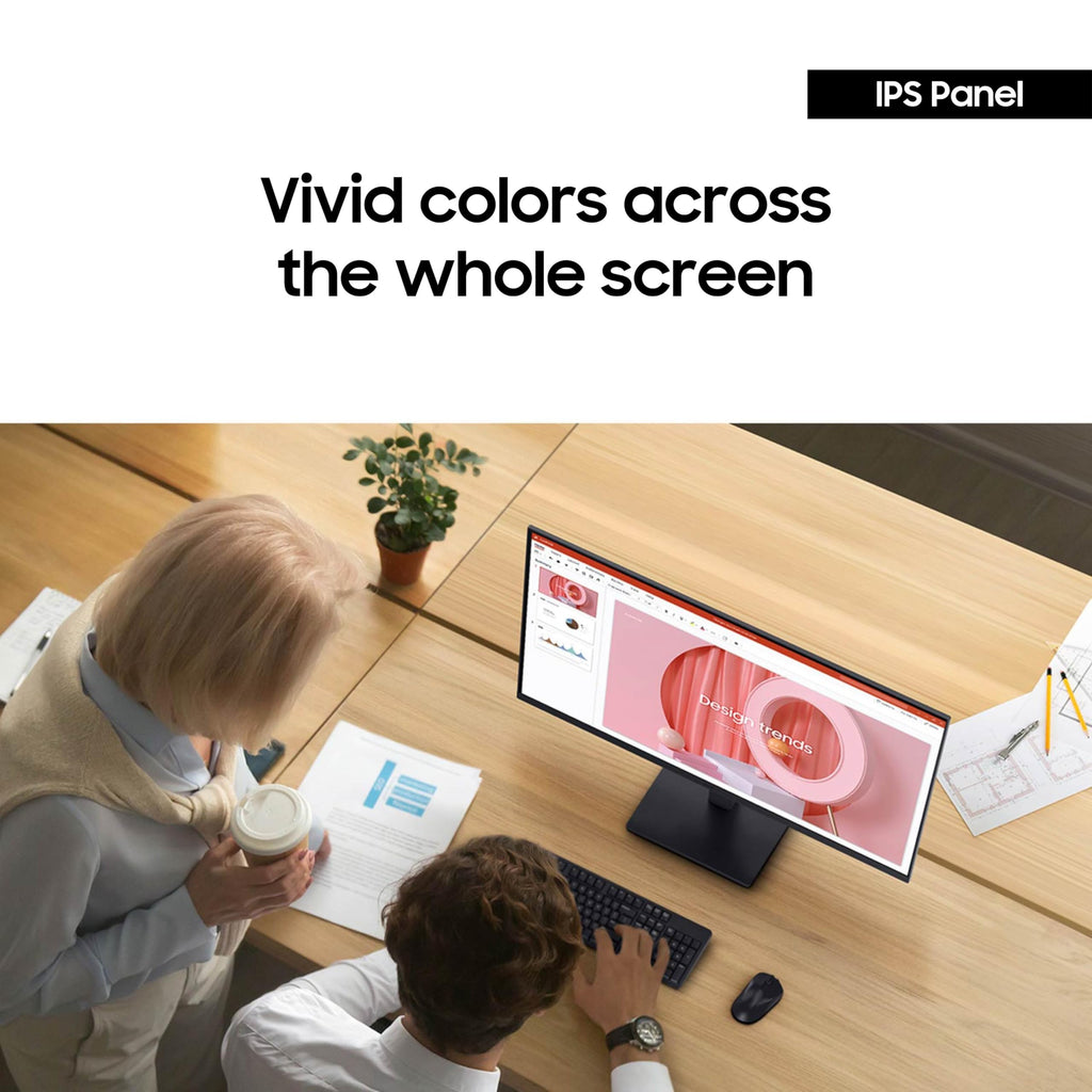 Samsung 24" (S30GD) Essential Monitor with IPS Panel and Tilt Only Stand, 100Hz Refresh Rate, Ergonomic Design, Advanced Eye Care, Game Mode, LS24D304GANXZA - Flex Gamingproduct_type