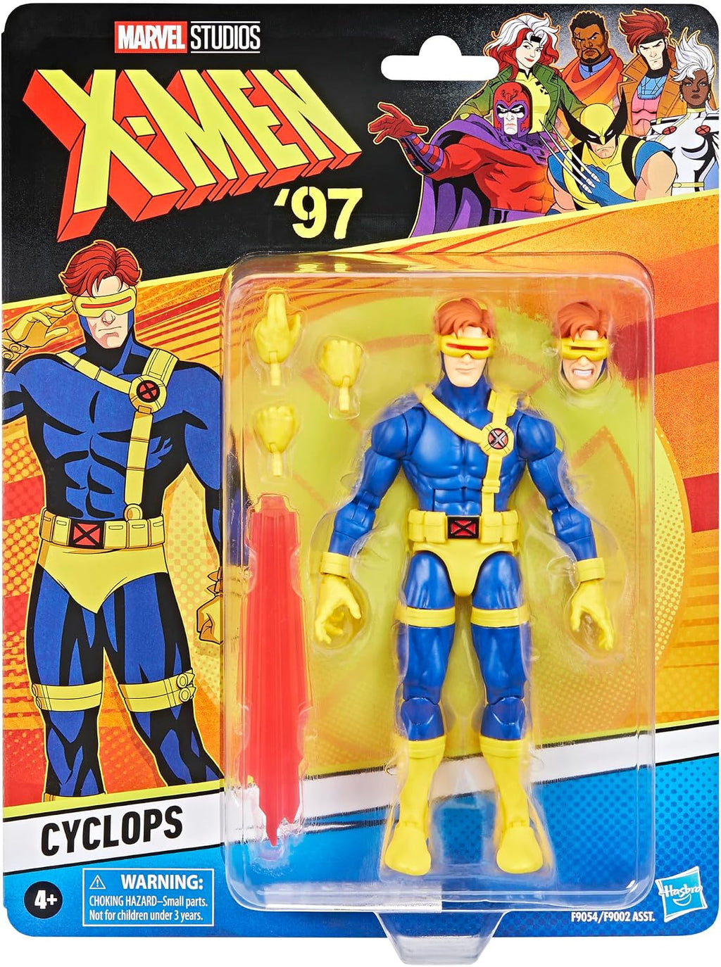 Marvel Legends Series Cyclops, X-Men ‘97 Collectible 6-Inch Action Figure | Marvel Legends Retro 6 Inch Action Figure X-Men '97 Wave 2 - Cyclops Reissue