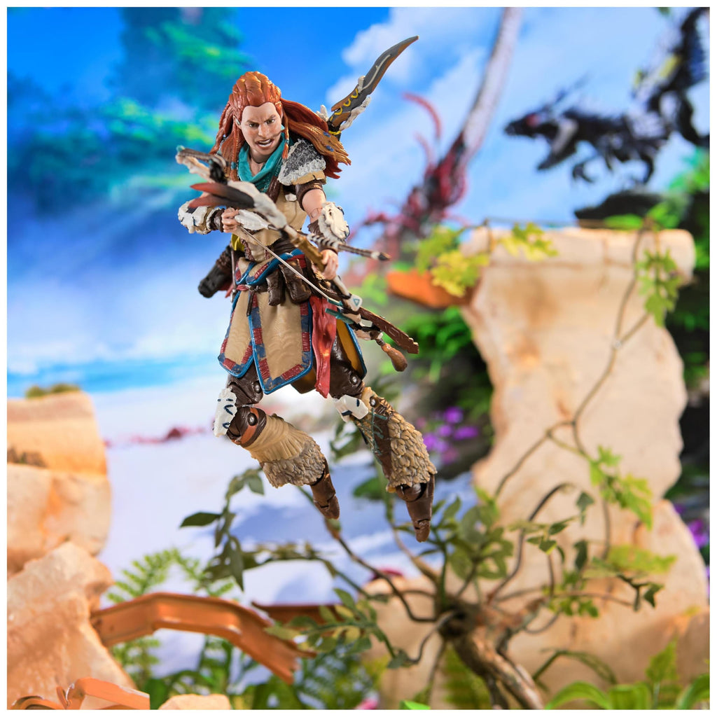 PlayStation God of War Ragnarok, 6” Atreus Action Figure with 4 Accessories, The Shapes Collection, for PS5 Fans & Collectors Ages 17+