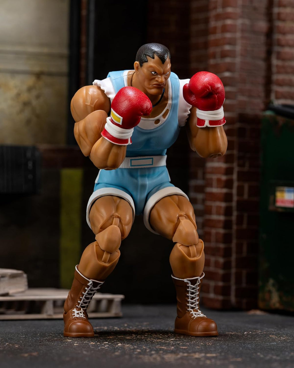 Jada Toys Street Fighter II Balrog Action Figure 1:12 Deluxe Scale 6" Tall, Fully Articulated, Collector Packaging | Street Fighter 2 The Final Challengers 6 Inch Action Figure Deluxe - Balrog