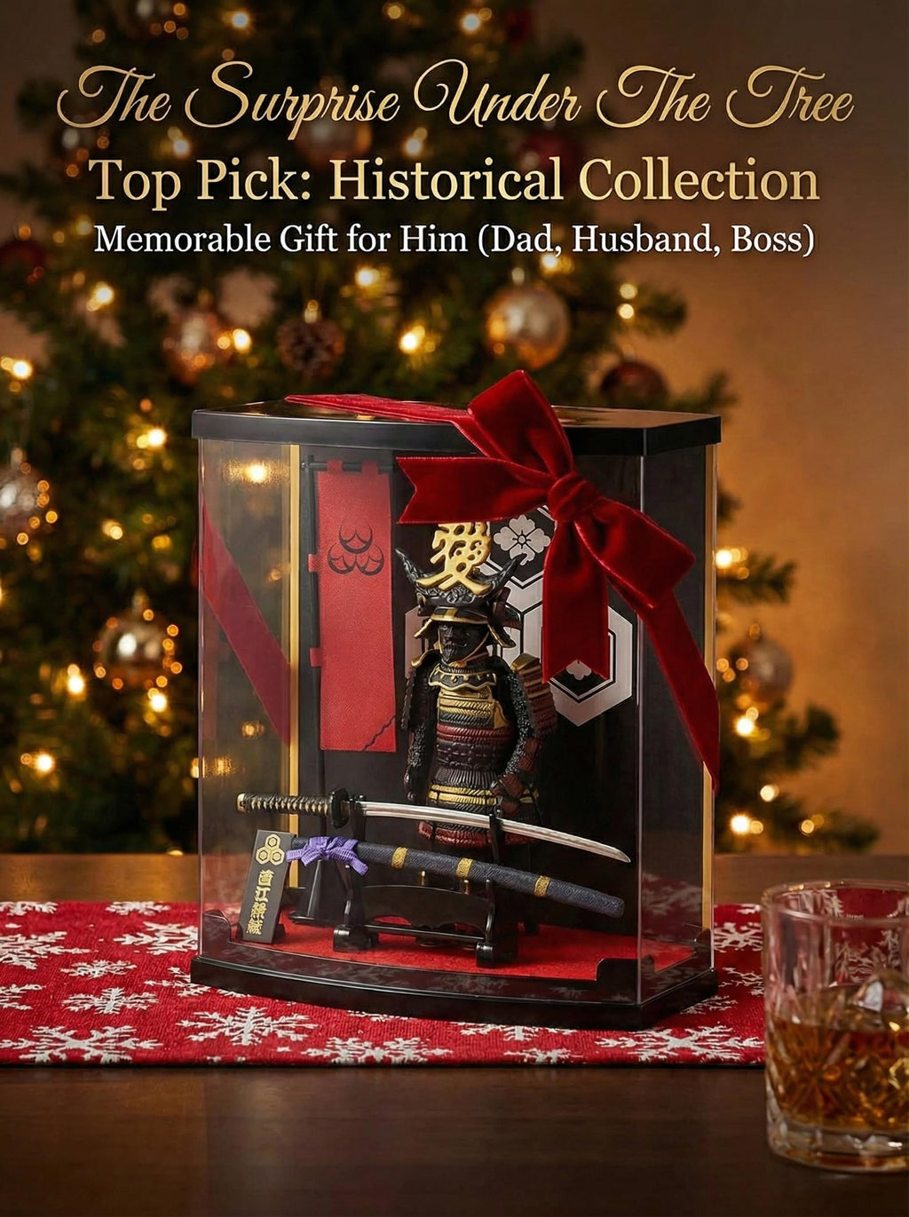MEISTER JAPAN Samurai Figure Yamamoto Kansuke 8.3" w/Katana & Case | 1:10 scale armor honoring the Takeda strategist, with stand, flag & kakedai stand; dust-proof, gift for history fans - Flex Gamingproduct_type