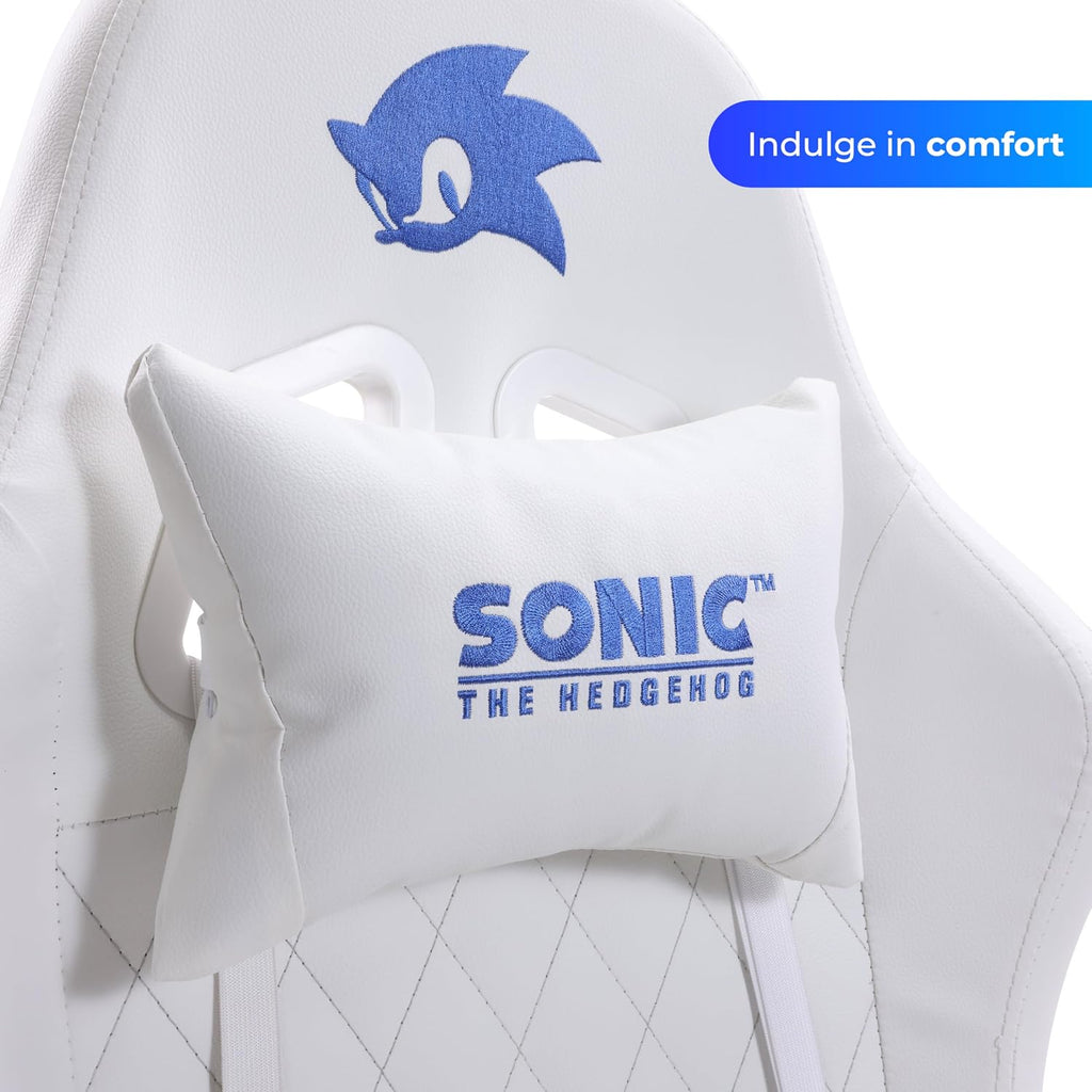 Sonic the Hedgehog - Gaming Chair, Ergonomic PU Leather, Reclining
