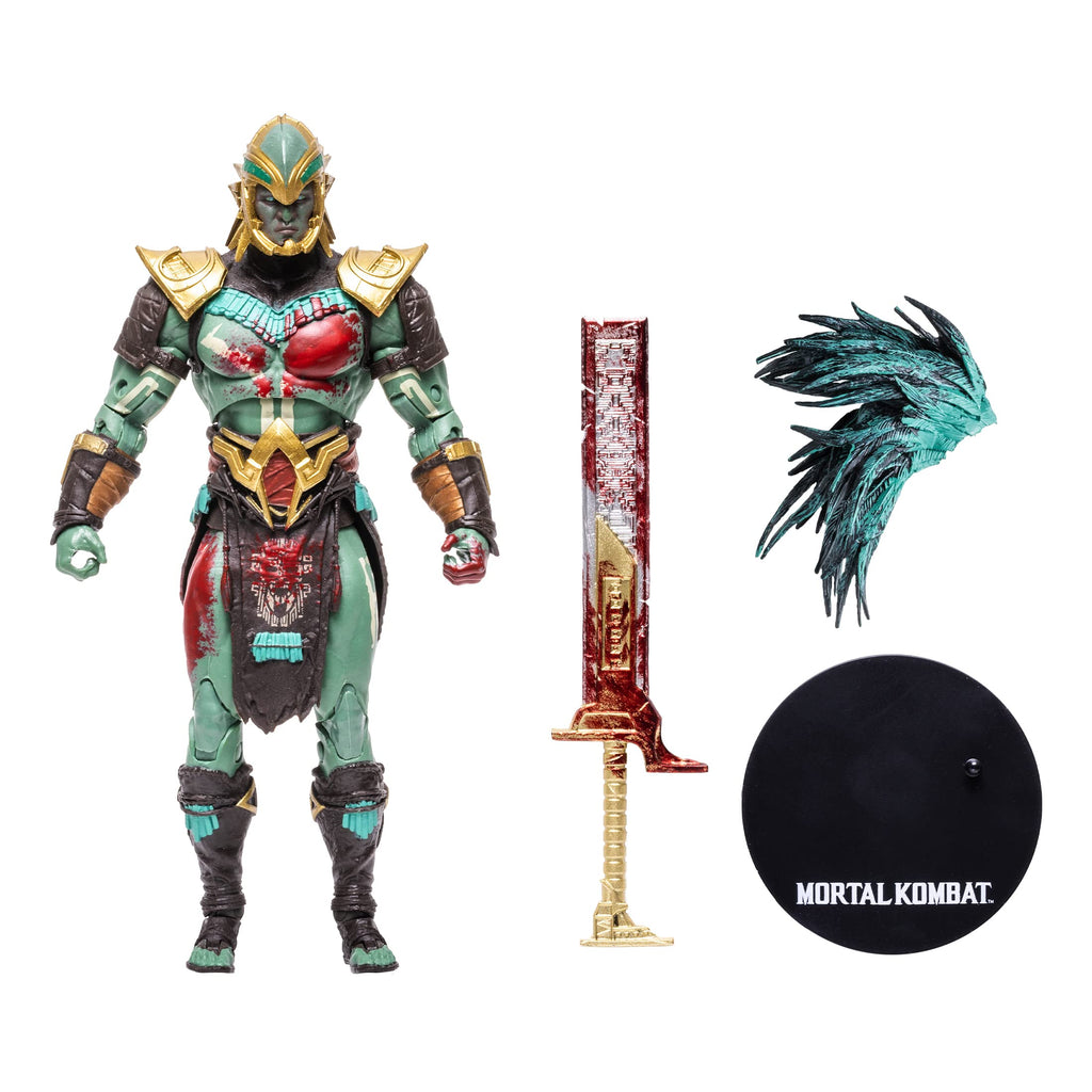 McFarlane Toys Mortal Kombat Kotal Kahn 7" Action Figure with Accessories | Mortal Kombat 7 Inch Action Figure Wave 7 - Kotal Kahn