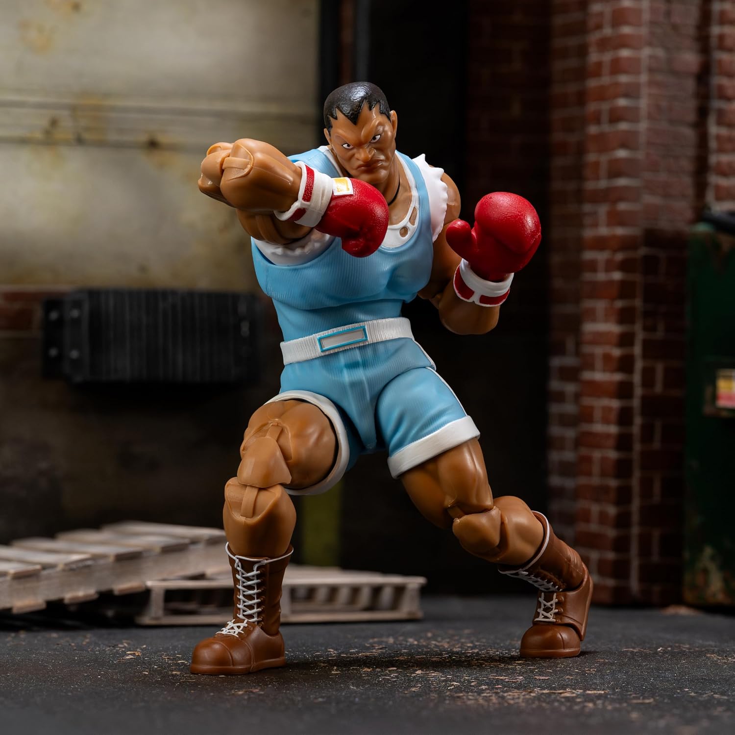 Jada Toys Street Fighter II Balrog Action Figure 1:12 Deluxe Scale 6" Tall, Fully Articulated, Collector Packaging | Street Fighter 2 The Final Challengers 6 Inch Action Figure Deluxe - Balrog