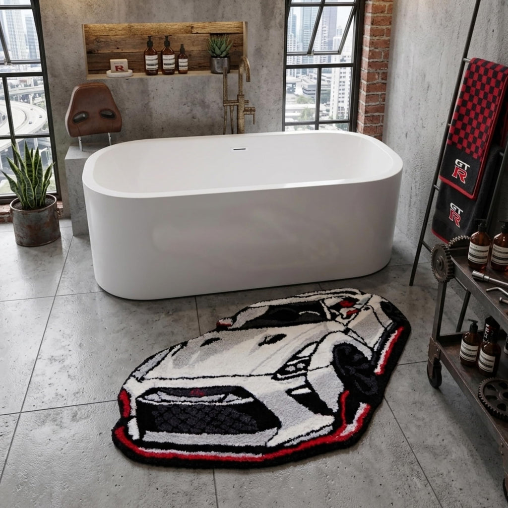 Graduation Bear Rug - Hypebeast Room Decor, Ultra-Soft Hypebeast Rugs with TPR Non-Slip Backing, Trendy Cloud-Like Plush Cute Carpet, Cool Rugs for Bedroom & Man Cave (28"x28") - Flex Gamingproduct_type