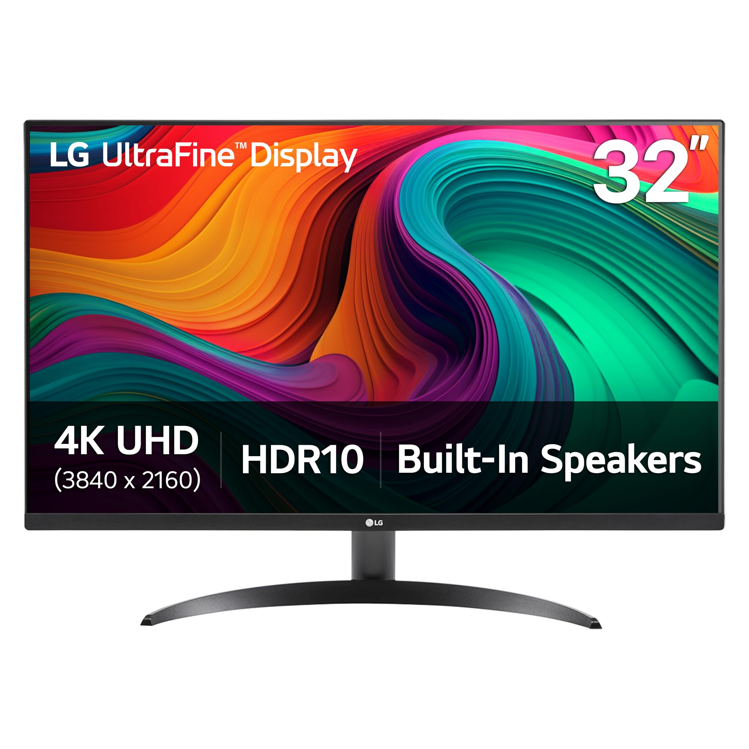 LG 32UR500K-B Ultrafine 32-inch 4K UHD (3840x2160) Computer Monitor HDR10 Built-in Speaker x2 OnScreen Control Reader Mode Flicker Safe Borderless Design HDMIx2 DisplayPort Black - Flex Gamingproduct_type