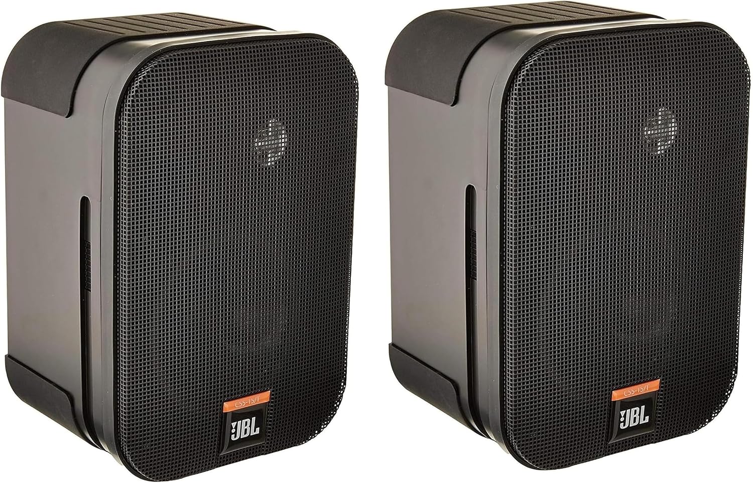 JBL Professional CSS-1S/T Compact 2-Way High Performance, 60 Watt 5.25” 70V / 8-Ohm Compact Passive Satellite, Bookshelf Speakers, Home Theater, Desktop, Stereo, Commercial, Black, Sold as Pair