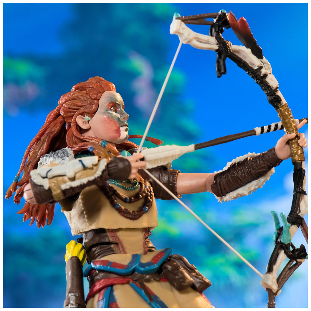 PlayStation God of War Ragnarok, 6” Atreus Action Figure with 4 Accessories, The Shapes Collection, for PS5 Fans & Collectors Ages 17+