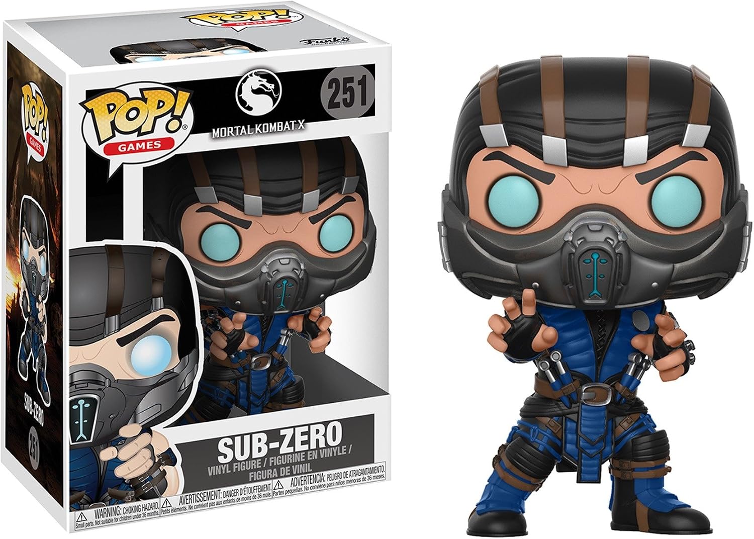 Funko Pop Games: Mortal Combat - Subzero (Styles May Vary) Collectible Vinyl Figure