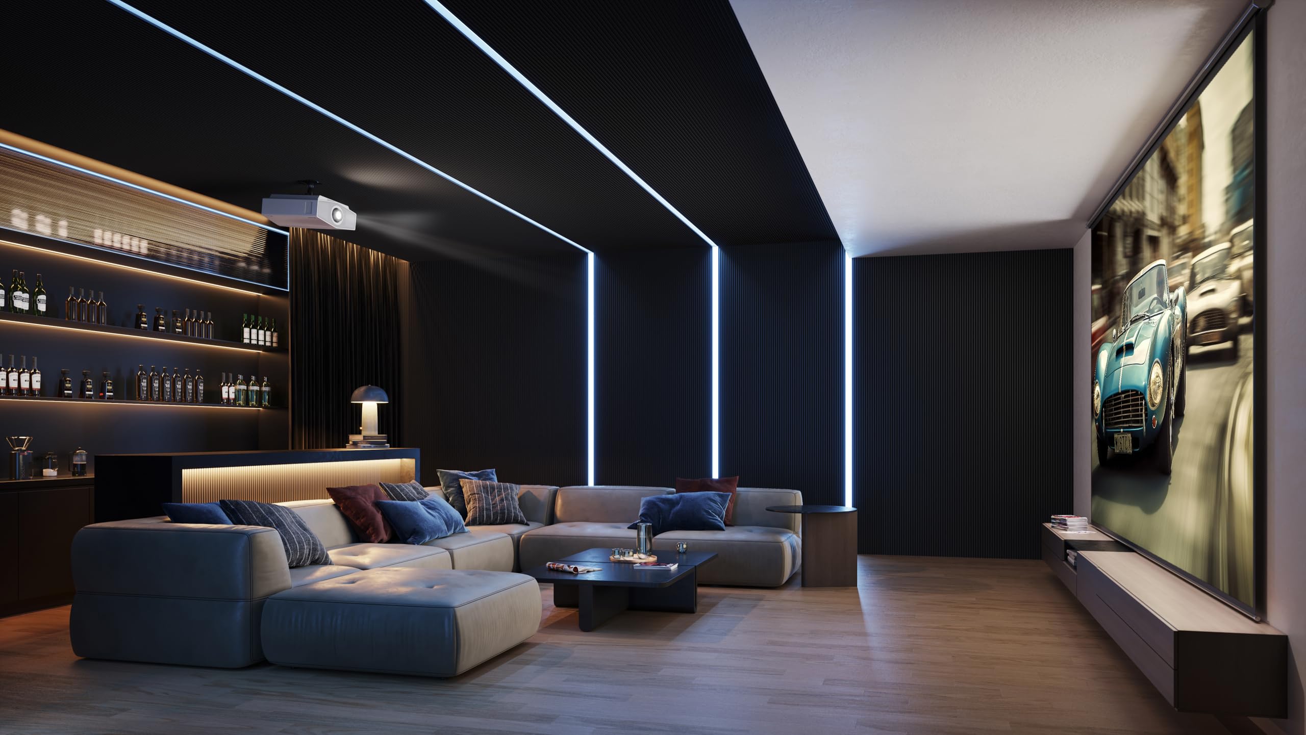 Sony BRAVIA Projector 8 - 4K HDR Laser Home Theater Projector with Native 4K SXRD Panel ( VPL-XW6100ES), Black - Flex Gamingproduct_type