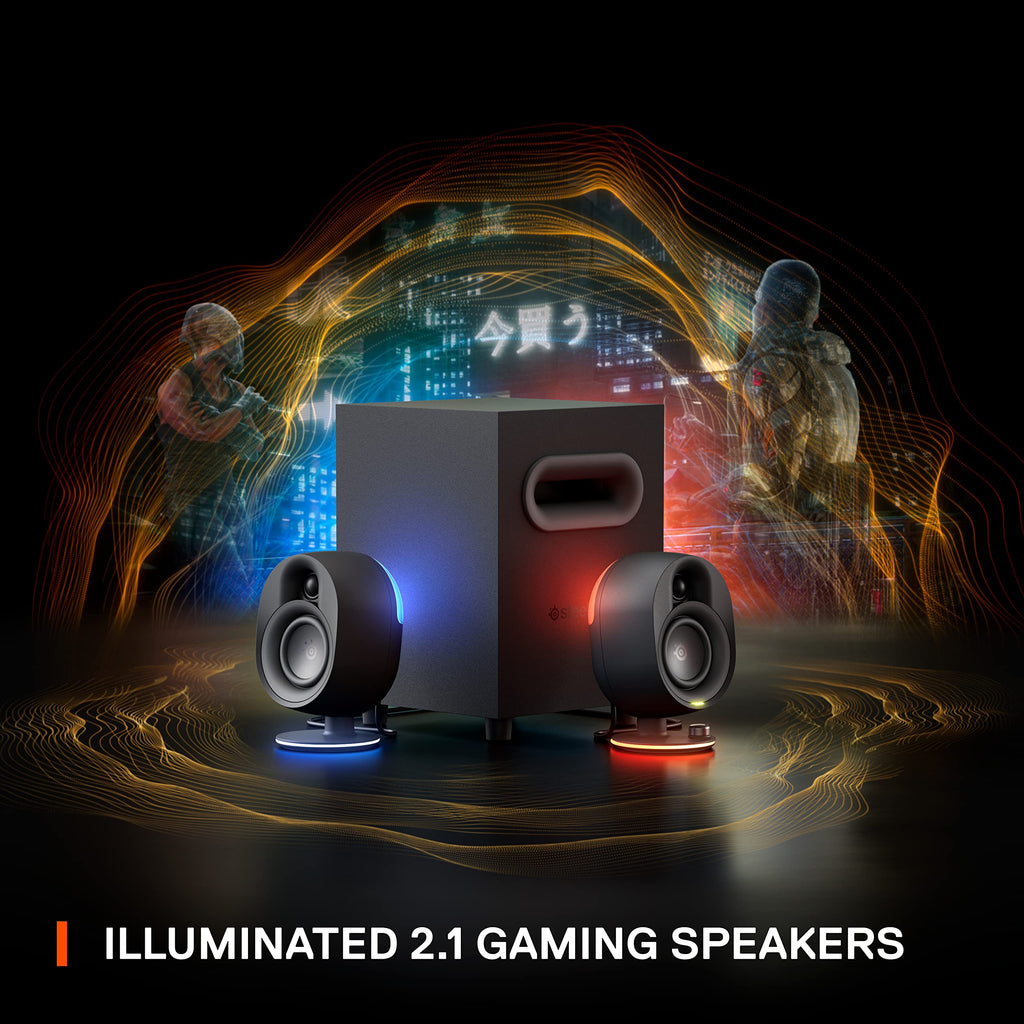 SteelSeries Arena Desktop Gaming Speaker System – Arena 3, 7 & 9
