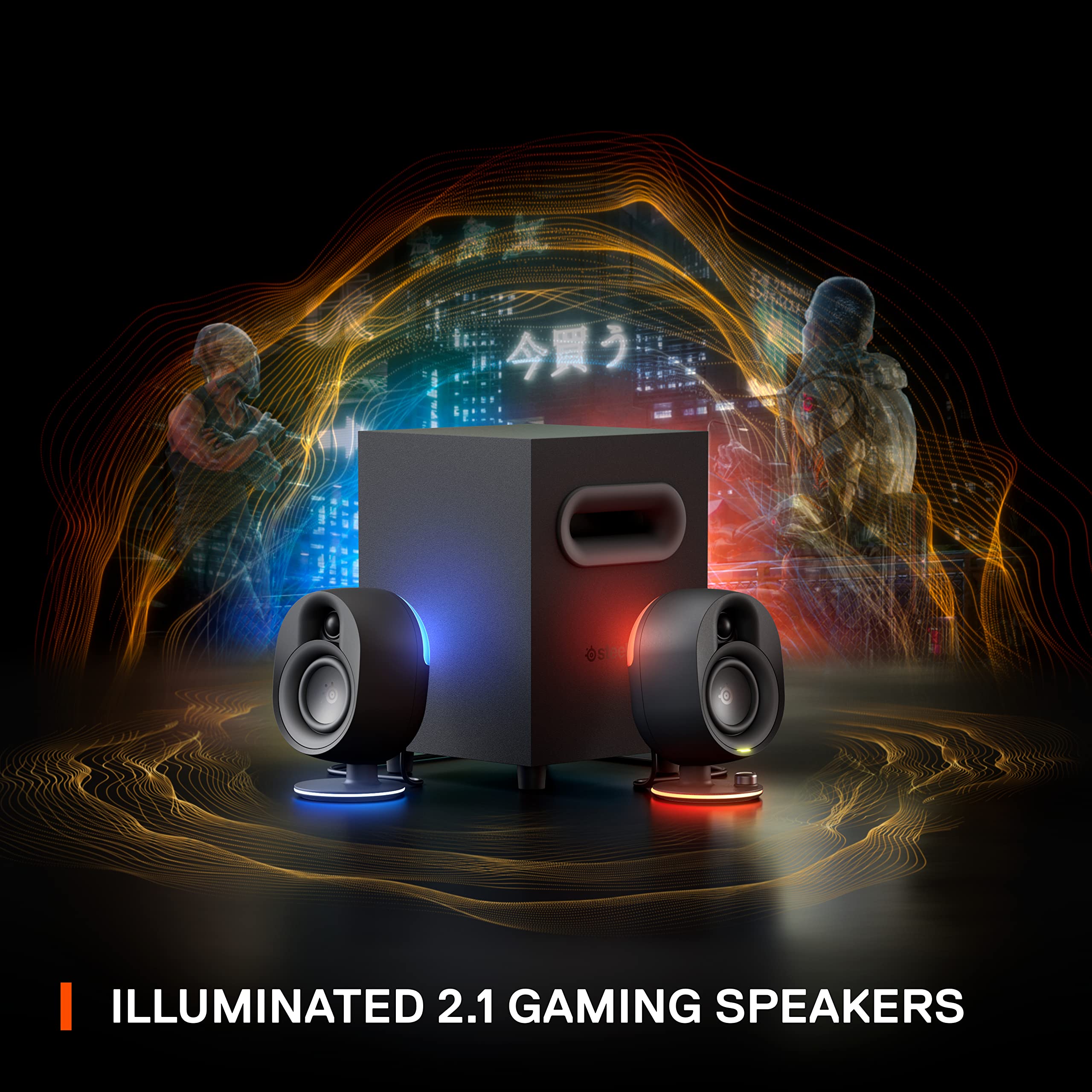 SteelSeries Arena Desktop Gaming Speaker System – Arena 3, 7 & 9