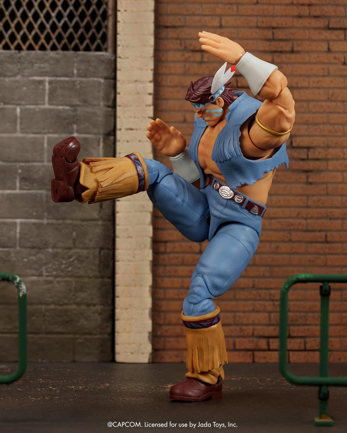 Jada Street Fighter II T. Hawk Action Figure – 1:12 Deluxe Scale Toys – 6" Tall, Fully Articulated, Collector Packaging | Street Fighter 2 The Final Challengers 6 Inch Action Figure Deluxe - T. Hawk