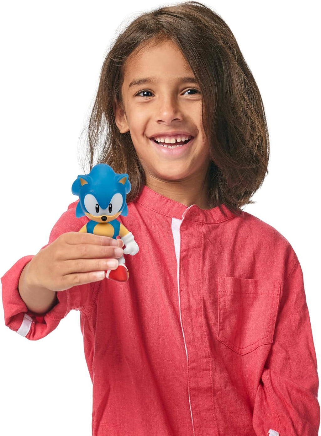 Heroes of Goo Jit Zu Sonic The Hedgehog, Speed Surge Sonic, Powered Up with Glow Surge Giving Him Glow-in-The-Dark Powers, Squishy, Stretchy Filling, Stretch Him Up to 3 Times His Size