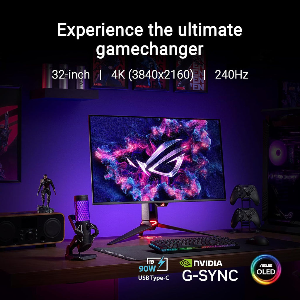ASUS ROG Swift OLED PG32UCDM 32" 4K QD-OLED Gaming Monitor