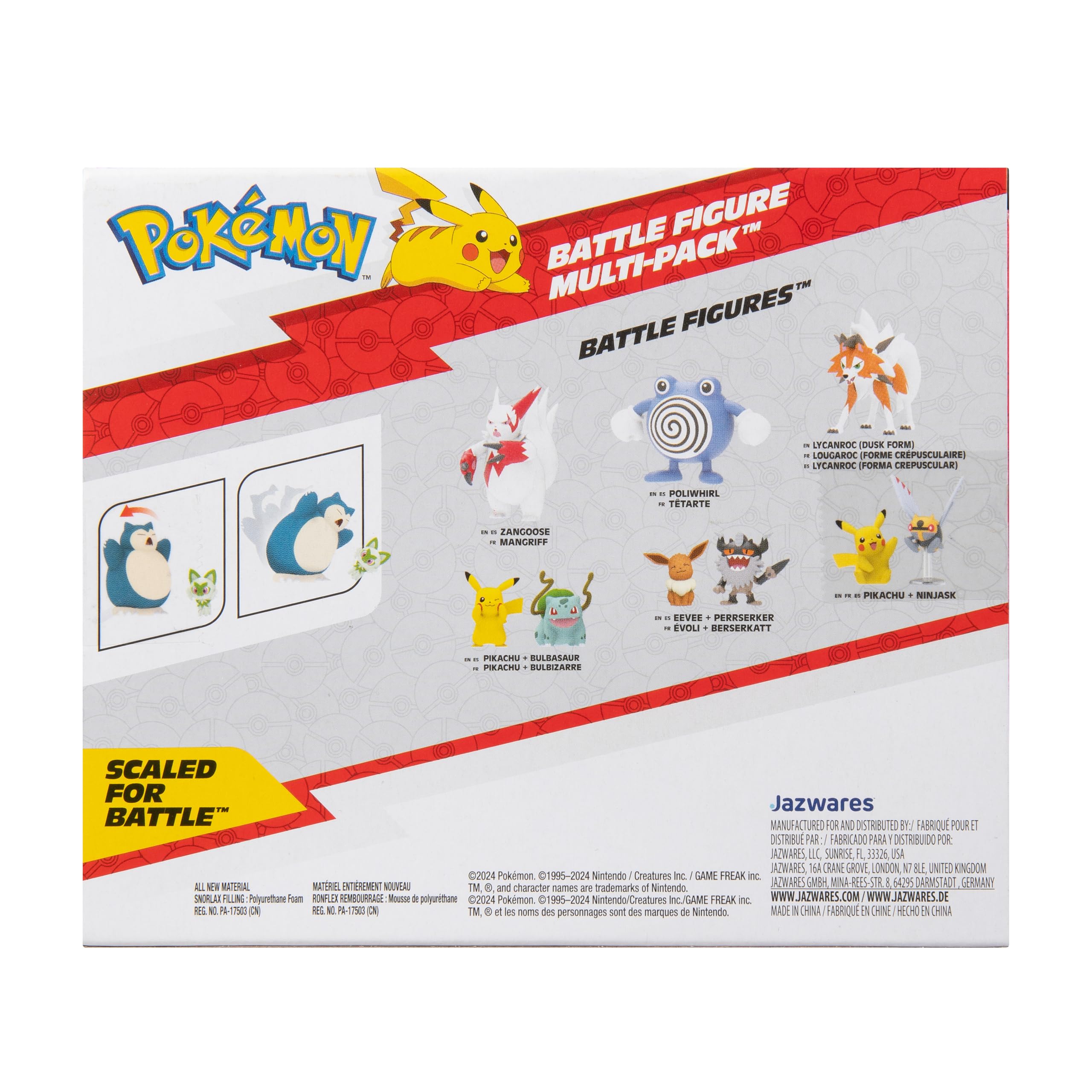Pokémon Fire and Water Battle Pack - Includes 4.5 Inch Flame Action Charizard and 2" Squirtle Action Figures - Amazon Exclsuive