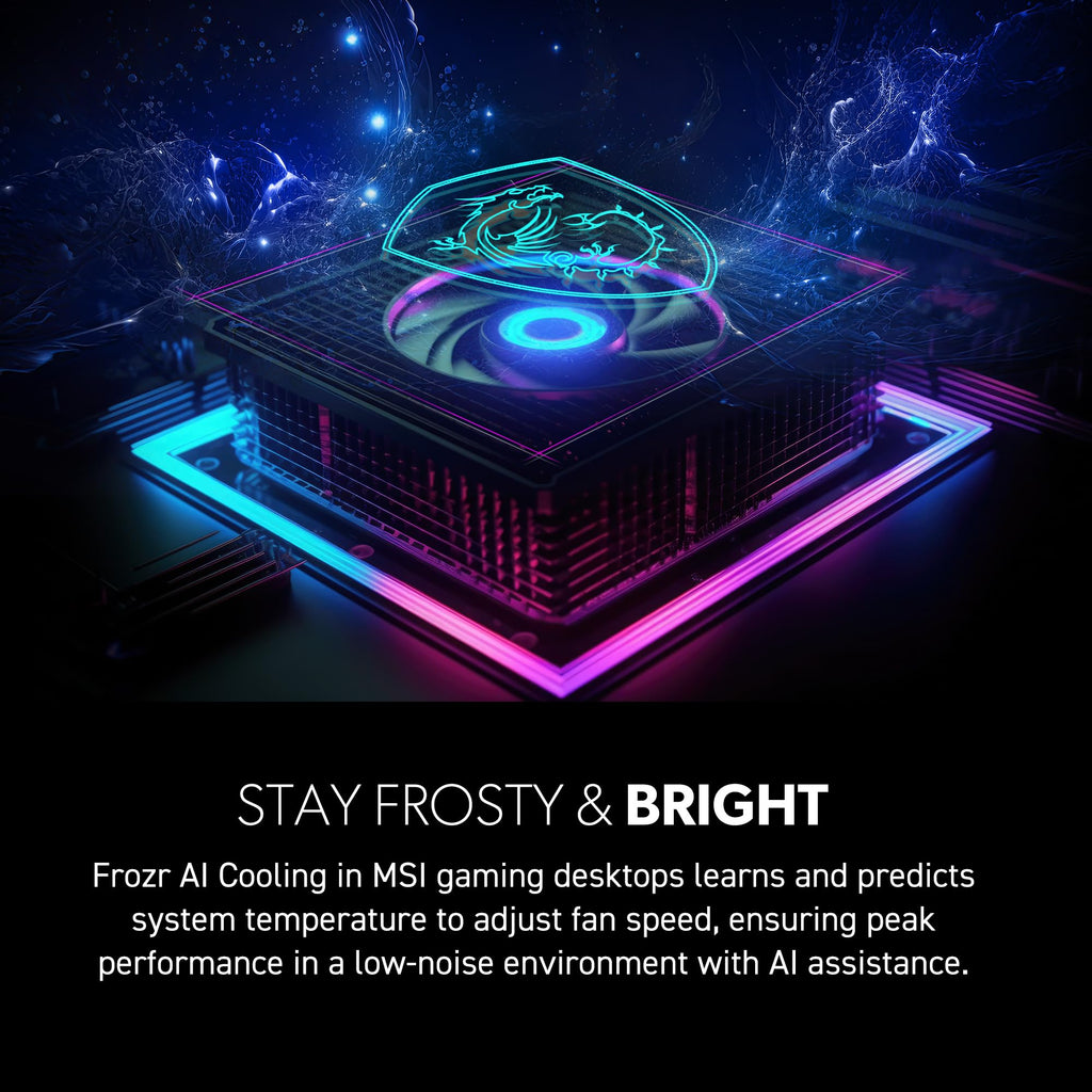 msi Codex R2 Gaming Desktop PC | NVIDIA GeForce RTX 5070 12GB | Intel Core i5-14400F | 32GB DDR5 RAM | 1TB NVMe SSD | Air Cooling | Wi-Fi 6E | Windows 11 Home | VR Ready | D14NVP5-613US - Flex Gamingproduct_type