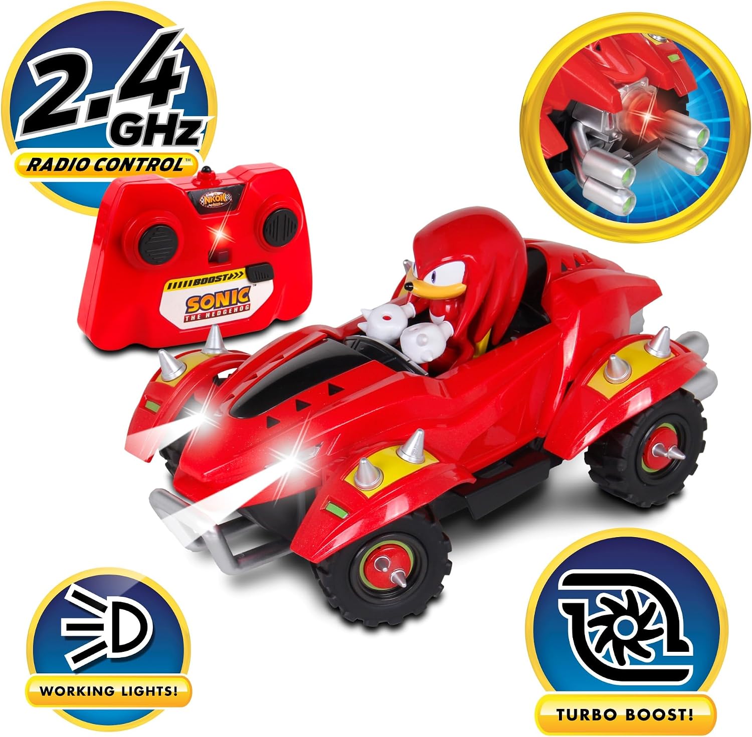 NKOK Sonic Racing CrossWorlds: Knuckles The Echidna 2.4GHz RC
