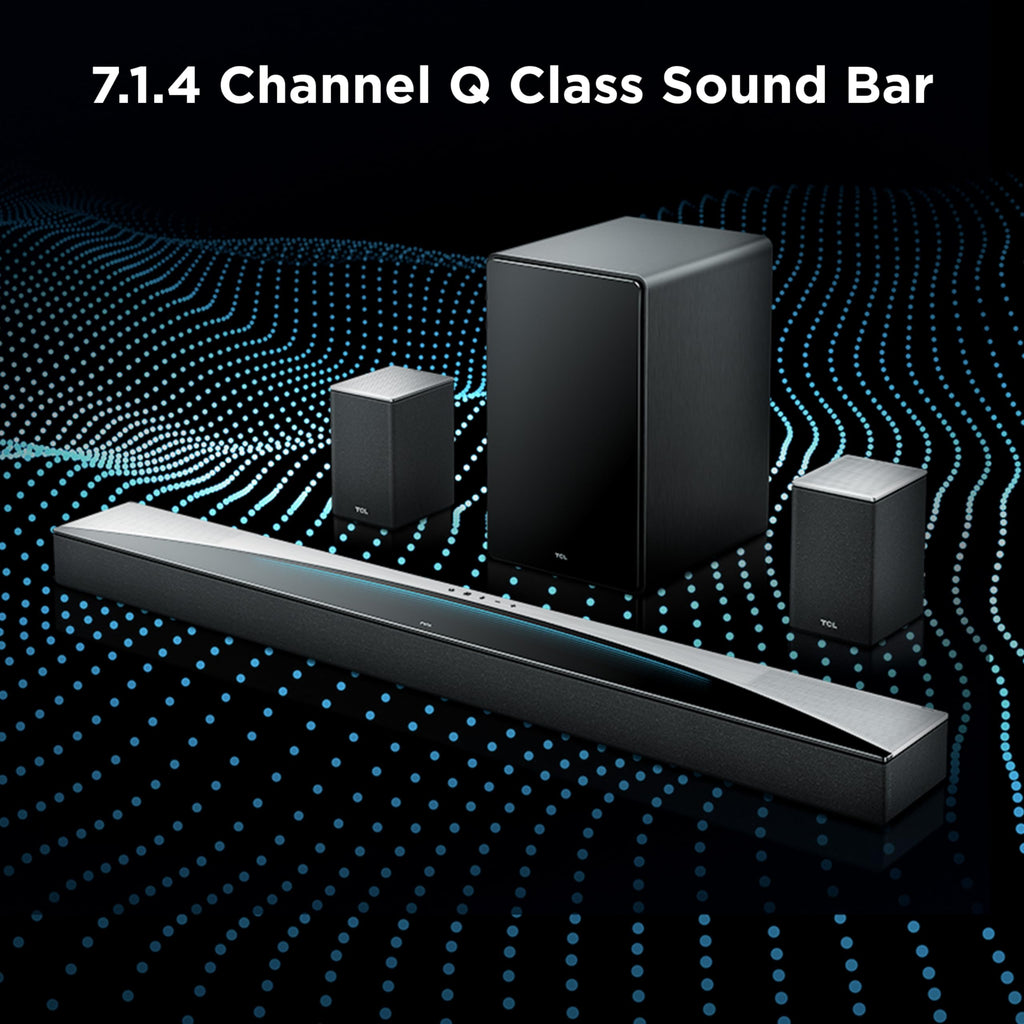 TCL Q-Series 5.1 Surround Sound Bar with Wireless Subwoofer – Q65H, Q75H & Q85H
