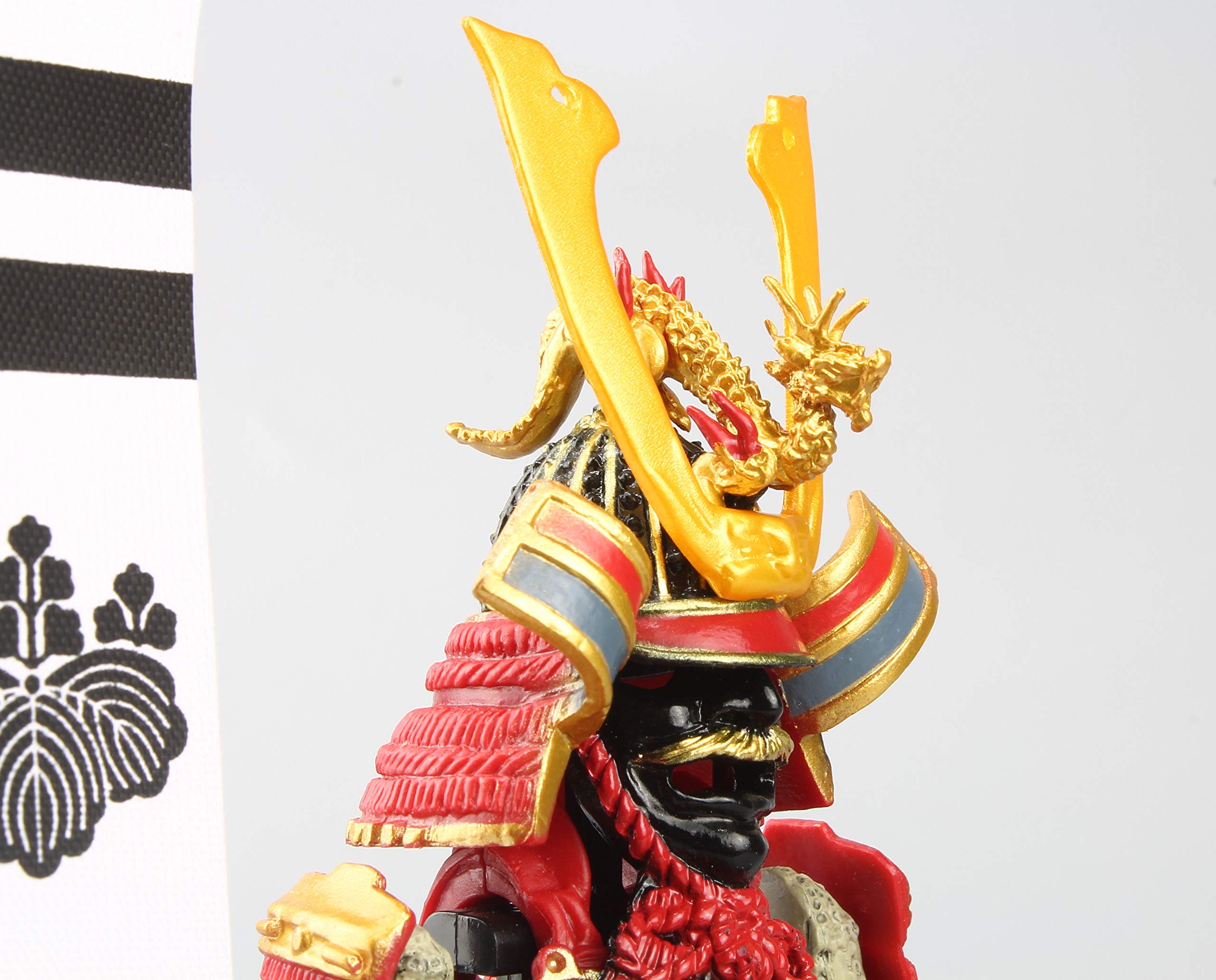 MEISTER JAPAN Samurai Figure Yamamoto Kansuke 8.3" w/Katana & Case | 1:10 scale armor honoring the Takeda strategist, with stand, flag & kakedai stand; dust-proof, gift for history fans - Flex Gamingproduct_type