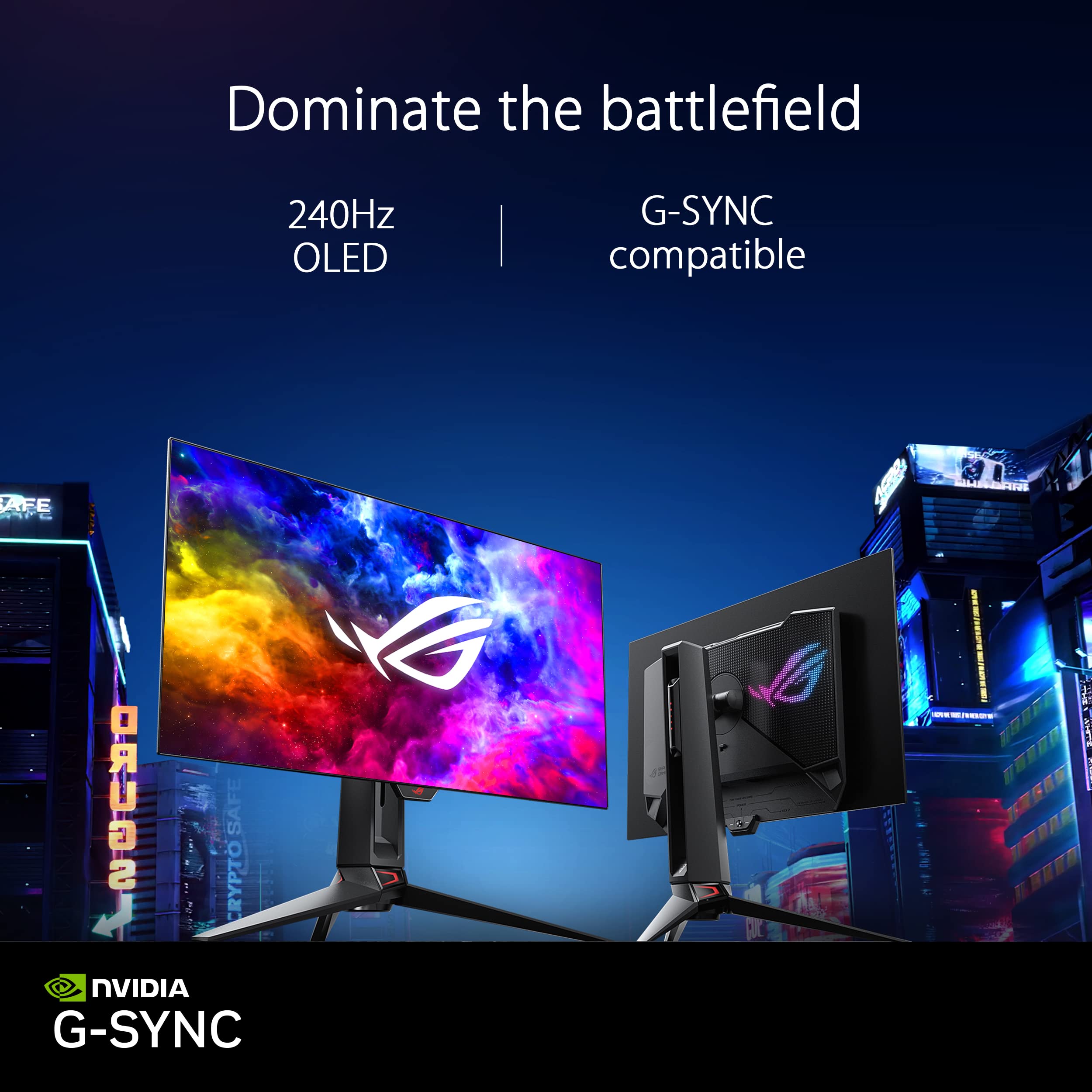ASUS ROG Strix OLED Gaming Monitor – 5 Styles