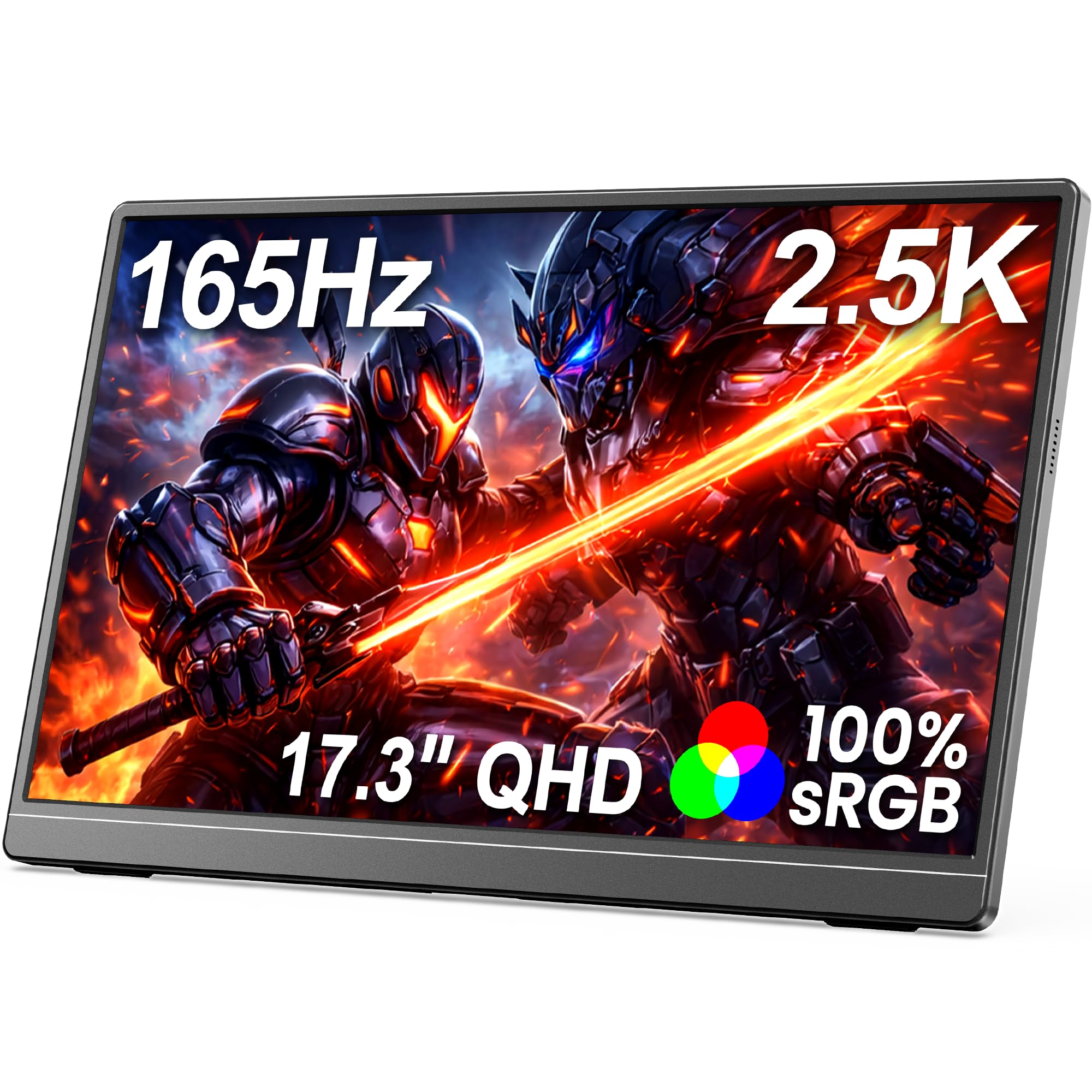 MNN Portable Monitor 15.6inch FHD 1080P 60Hz USB C HDMI Gaming Ultra-Slim IPS Display w/Smart Cover & Speakers,HDR Plug&Play, External Monitor for Laptop PC Phone Mac (15.6'' 1080P) - Flex Gamingproduct_type