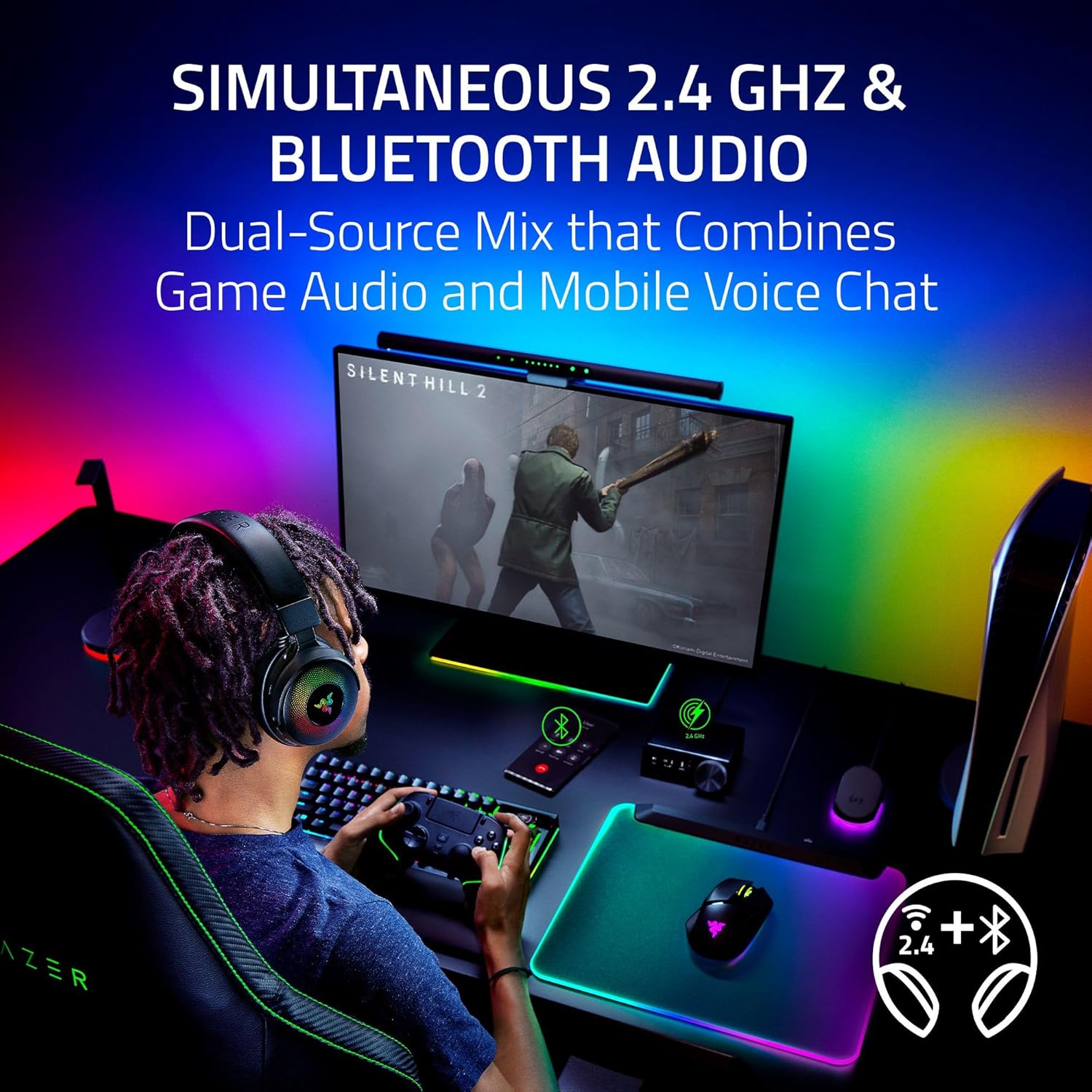 Razer Kraken V4 Pro Wireless Gaming Headset – Black