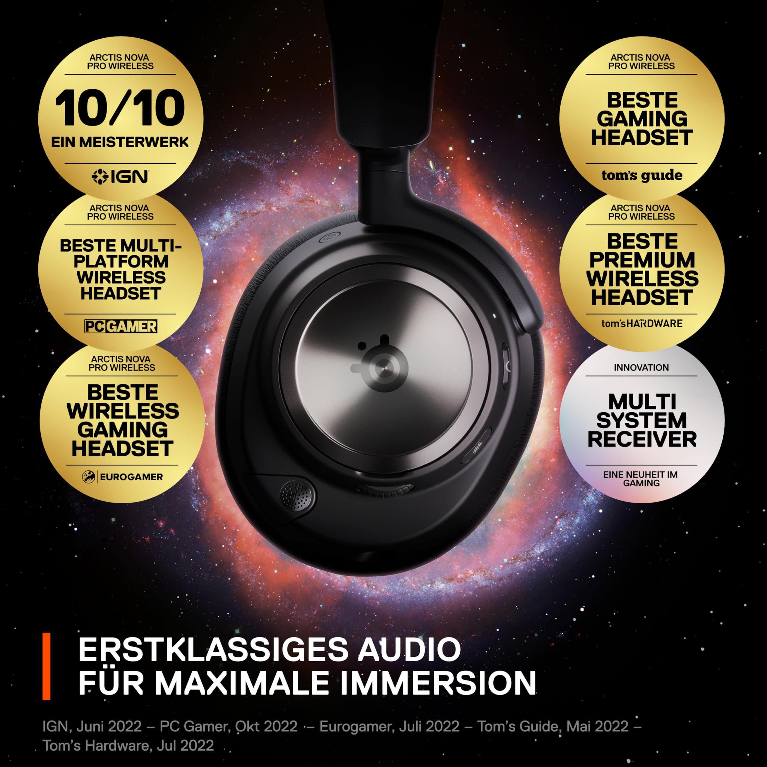 SteelSeries Arctis Nova Pro Wireless Gaming Headset – 2 Colors & 4 Styles