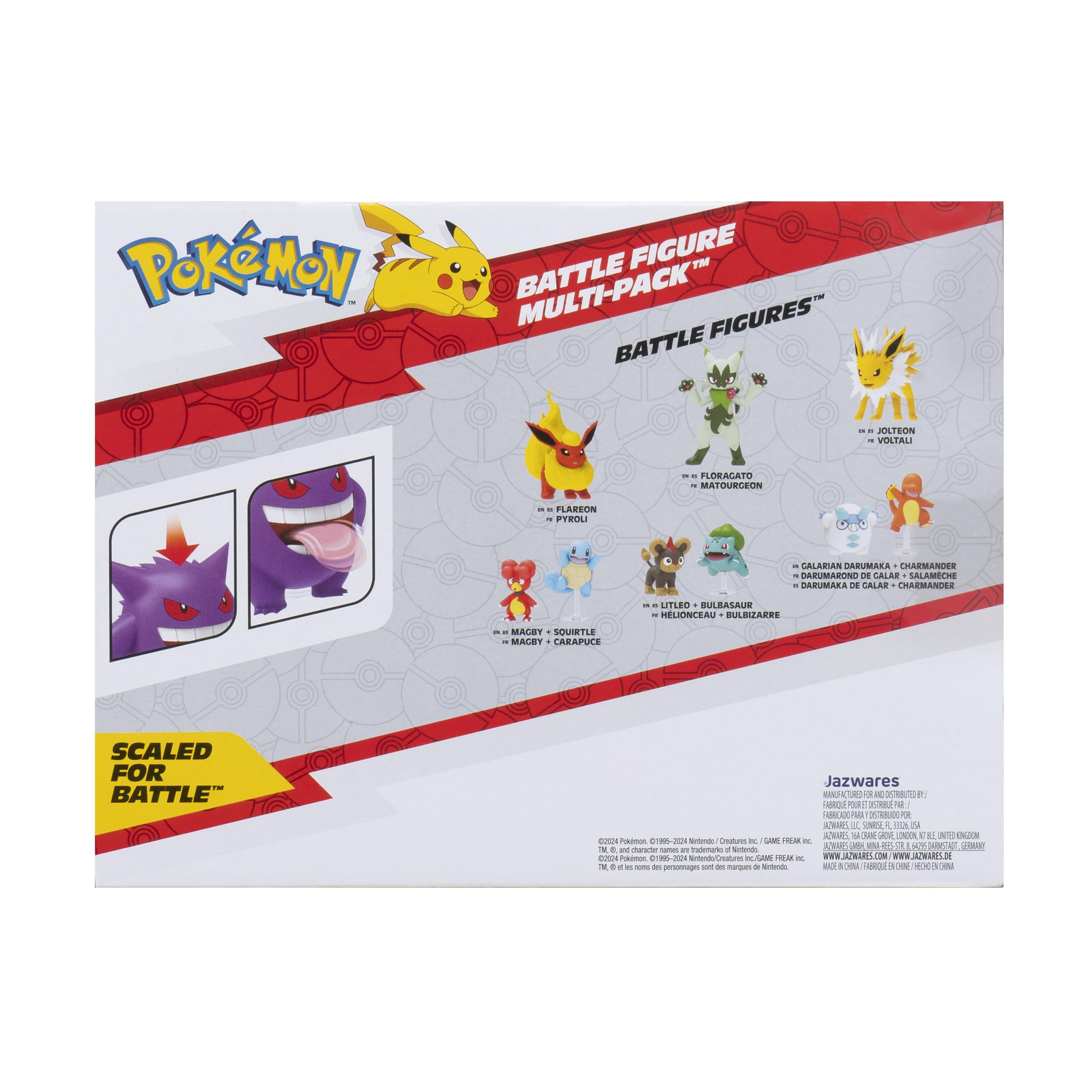 Pokémon Pokémon Battle Figure, Water-Type Theme 3 Pack with Froakie, Wartortle, Lapras - 4.5-inch Froakie Figure, 3-inch Wartortle Figure, 2-inch Froakie - Toys for Kids Fans - Amazon Exclusive