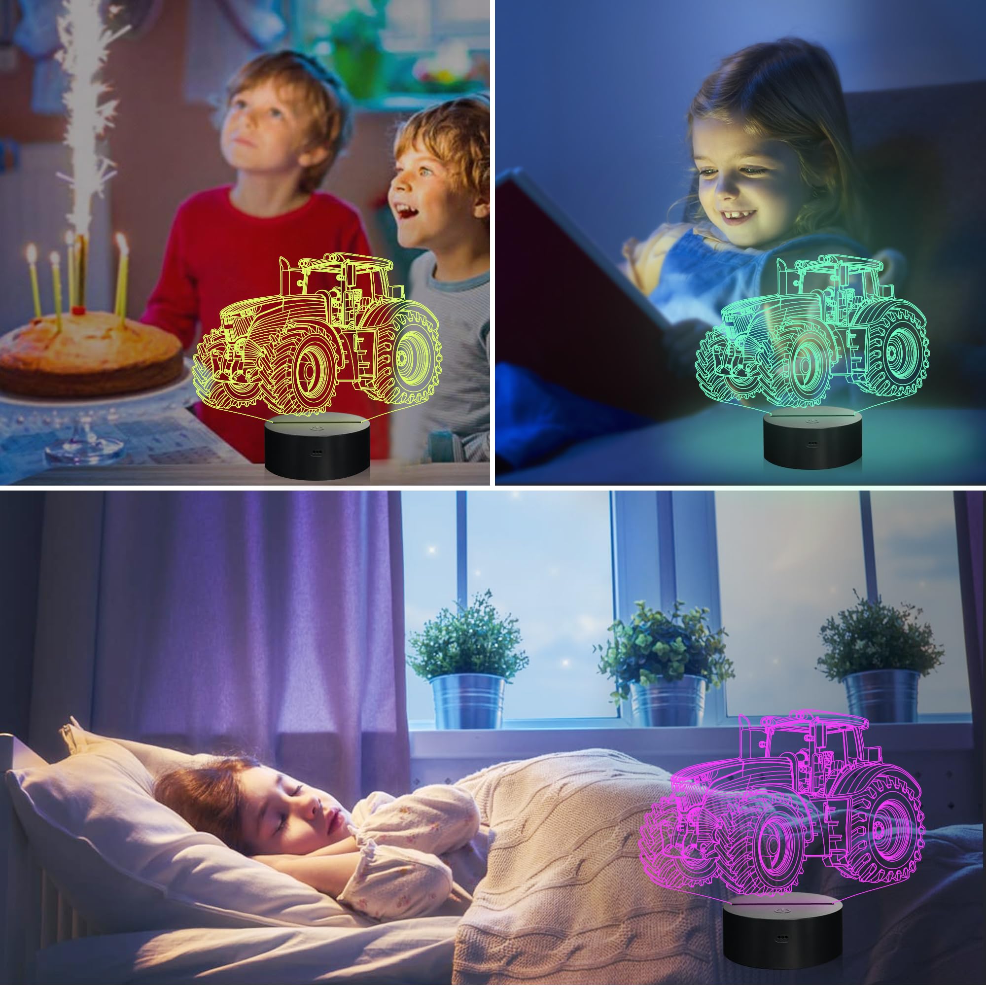 Attivolife Gamepad 3D Lamp, Hologram Illusion Controller Night Light for Kid, 16 Colors Changing & Remote Dimmer Control, Cool Boy Girl Video Gaming Room Accessories as Xmas Birthday Gift for Teen