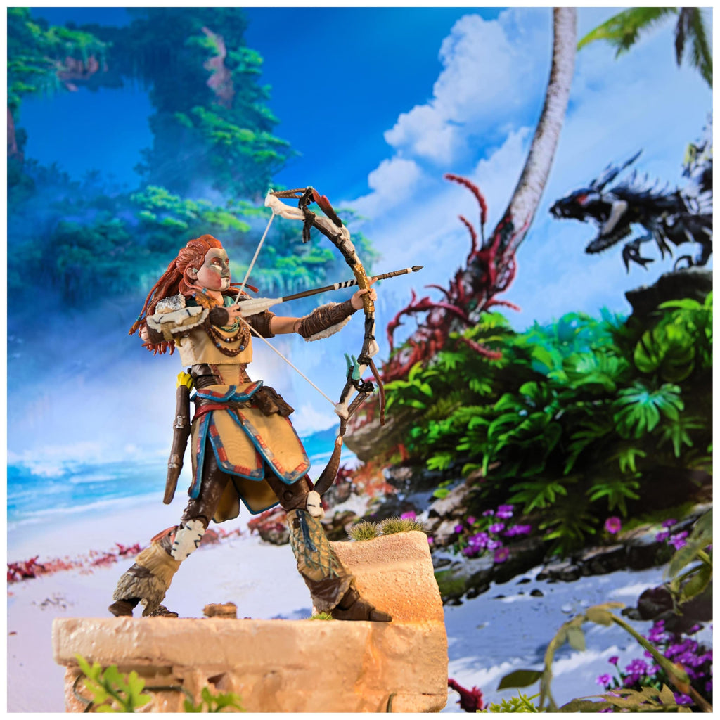PlayStation God of War Ragnarok, 6” Atreus Action Figure with 4 Accessories, The Shapes Collection, for PS5 Fans & Collectors Ages 17+