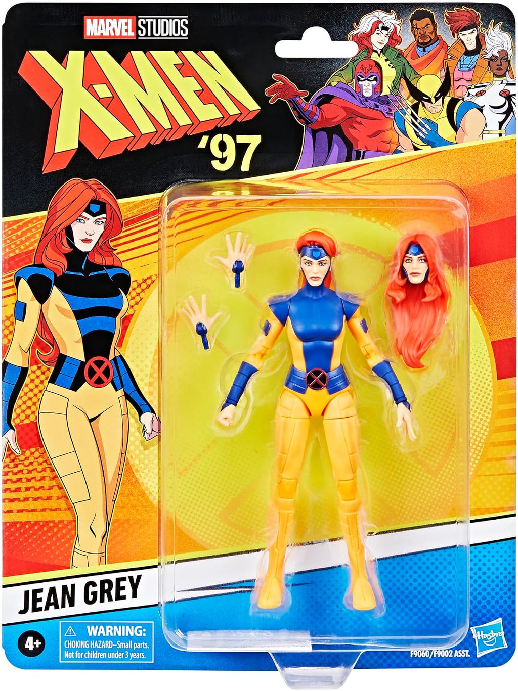 Marvel Legends Series Jean Grey, X-Men ‘97 Collectible 6-Inch Action Figure | Marvel Legends Retro 6 Inch Action Figure X-Men '97 Wave 2 - Jean Grey