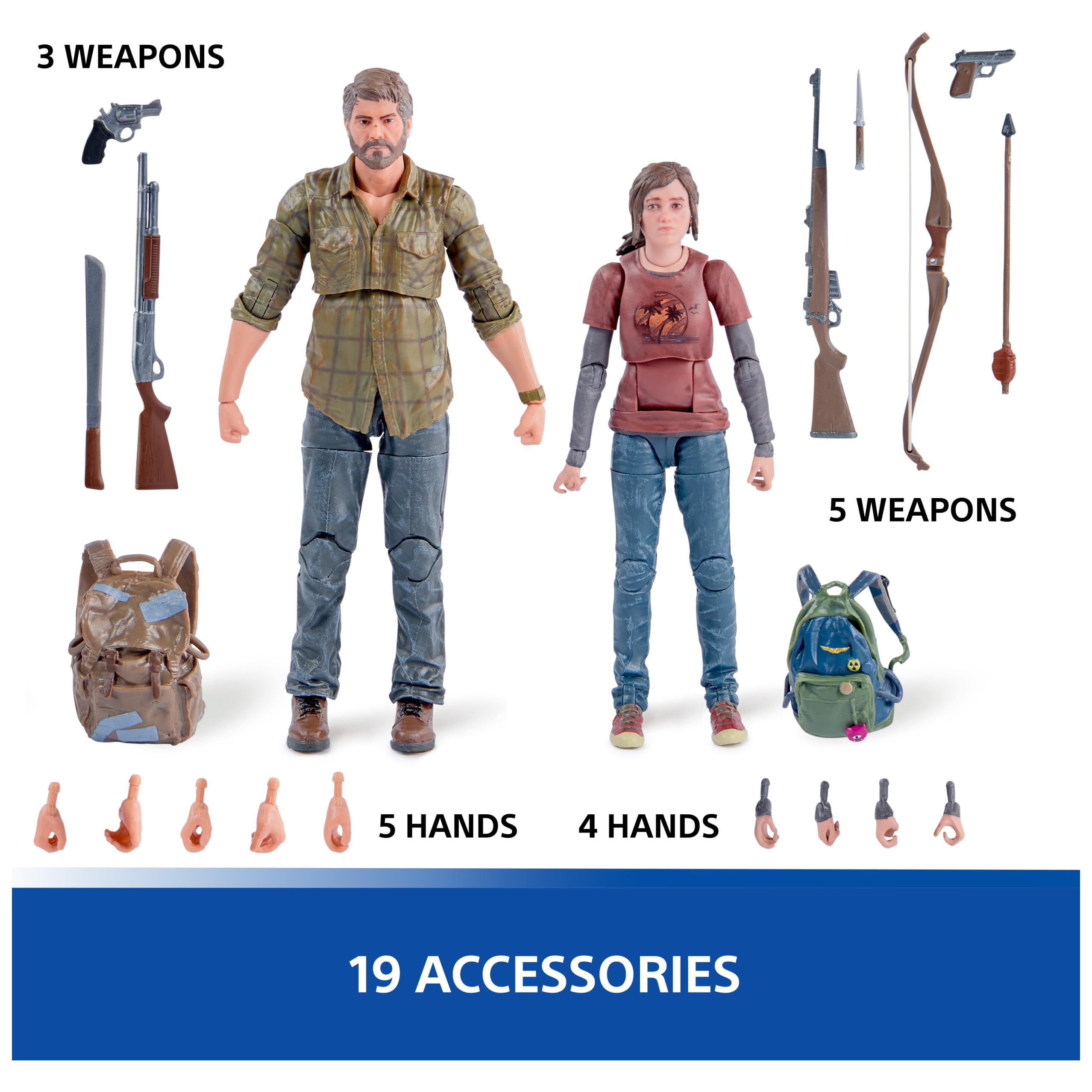 PlayStation God of War Ragnarok, 6” Atreus Action Figure with 4 Accessories, The Shapes Collection, for PS5 Fans & Collectors Ages 17+