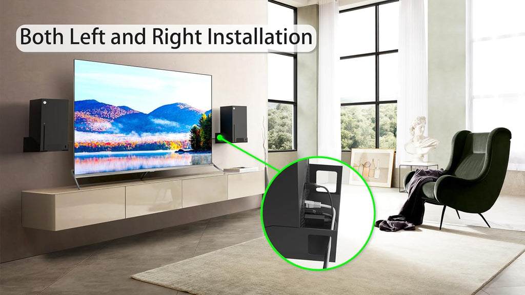 Funturbo Xbox Series X Wall Mount - Metal Wall Mount with Ventilation Design for Xbox Series X - Flex Gamingproduct_type