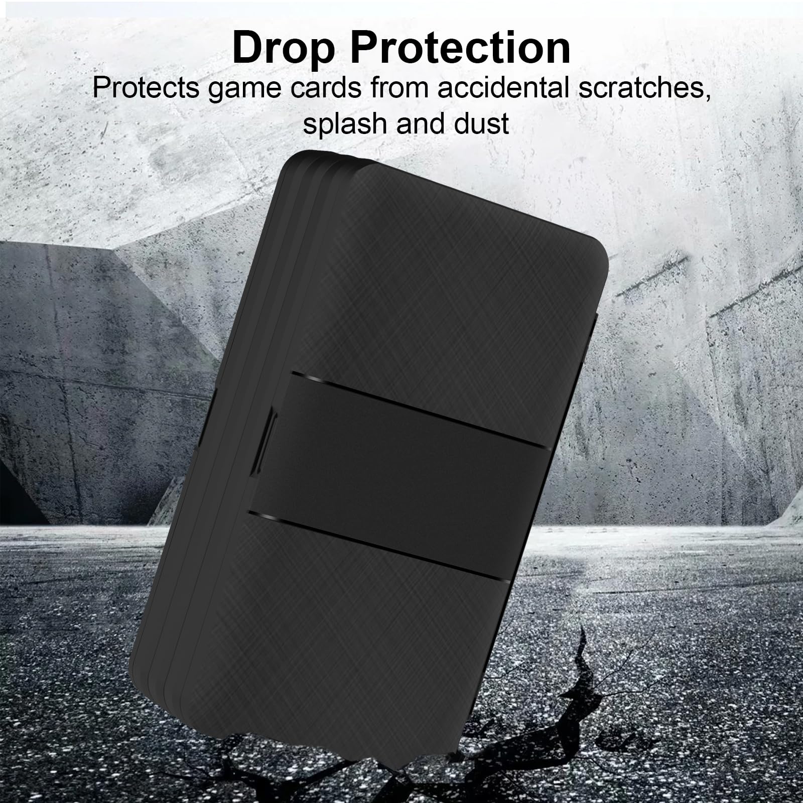 QuoLumPIA 96 Game Case - for Nintendo Switch 2/OLED/Lite Cartridge storage with 96 Game Card Slots & 160 Micro SD Card Slots, Black, Hard Shell, Silicone Lining, Magnetic snap, Travel, Gift, Party - Flex Gamingproduct_type