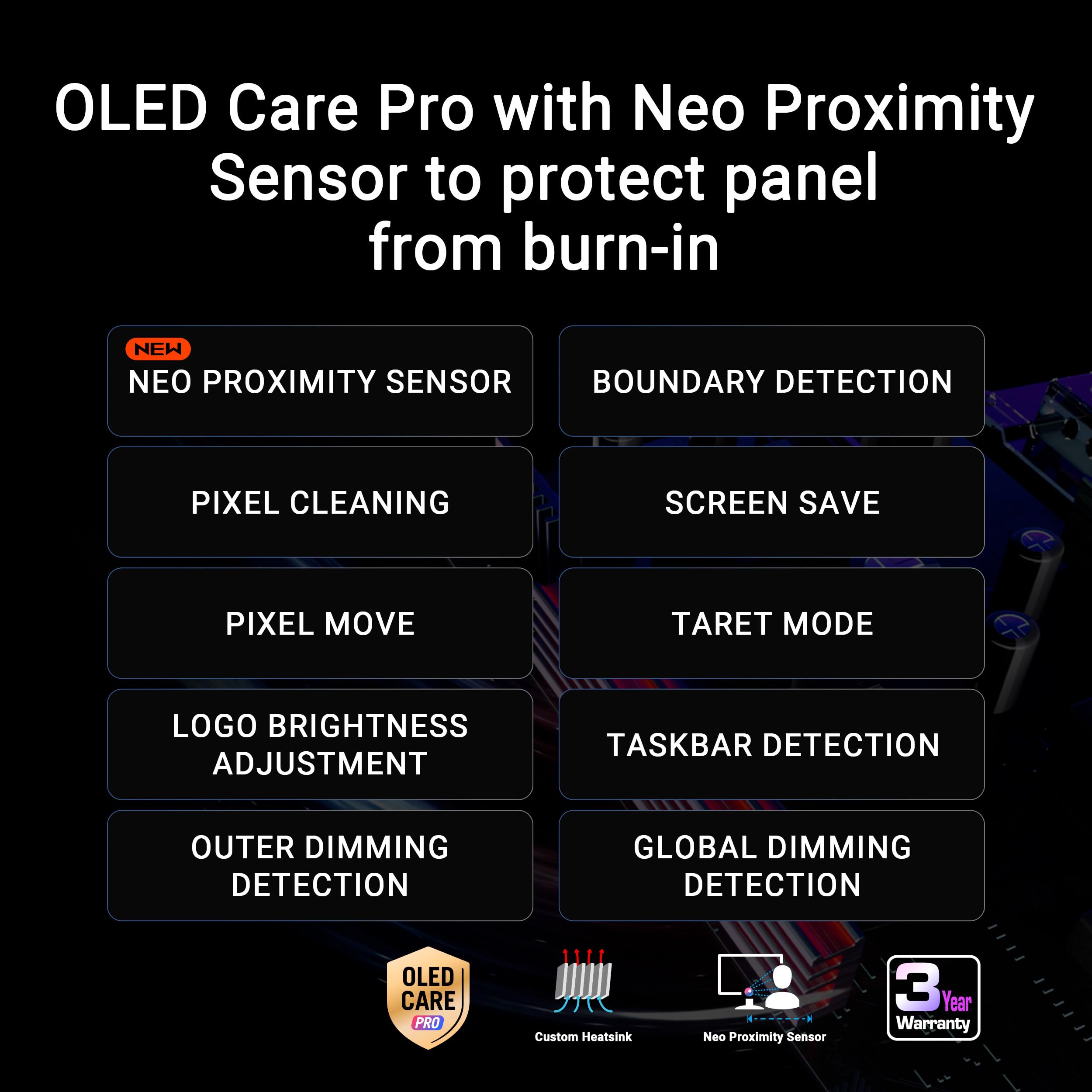 ASUS ROG Strix OLED Gaming Monitor – 5 Styles