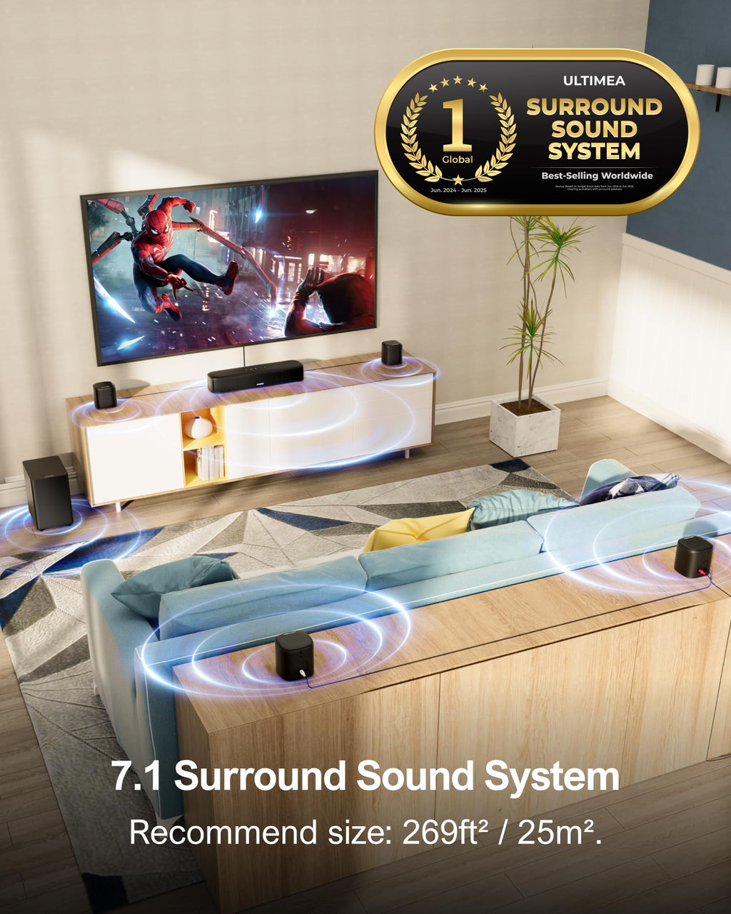 Ultimea Aura 7.1ch Dolby Atmos Surround Sound System – Aura A40, A40 Pro & A60 Pro