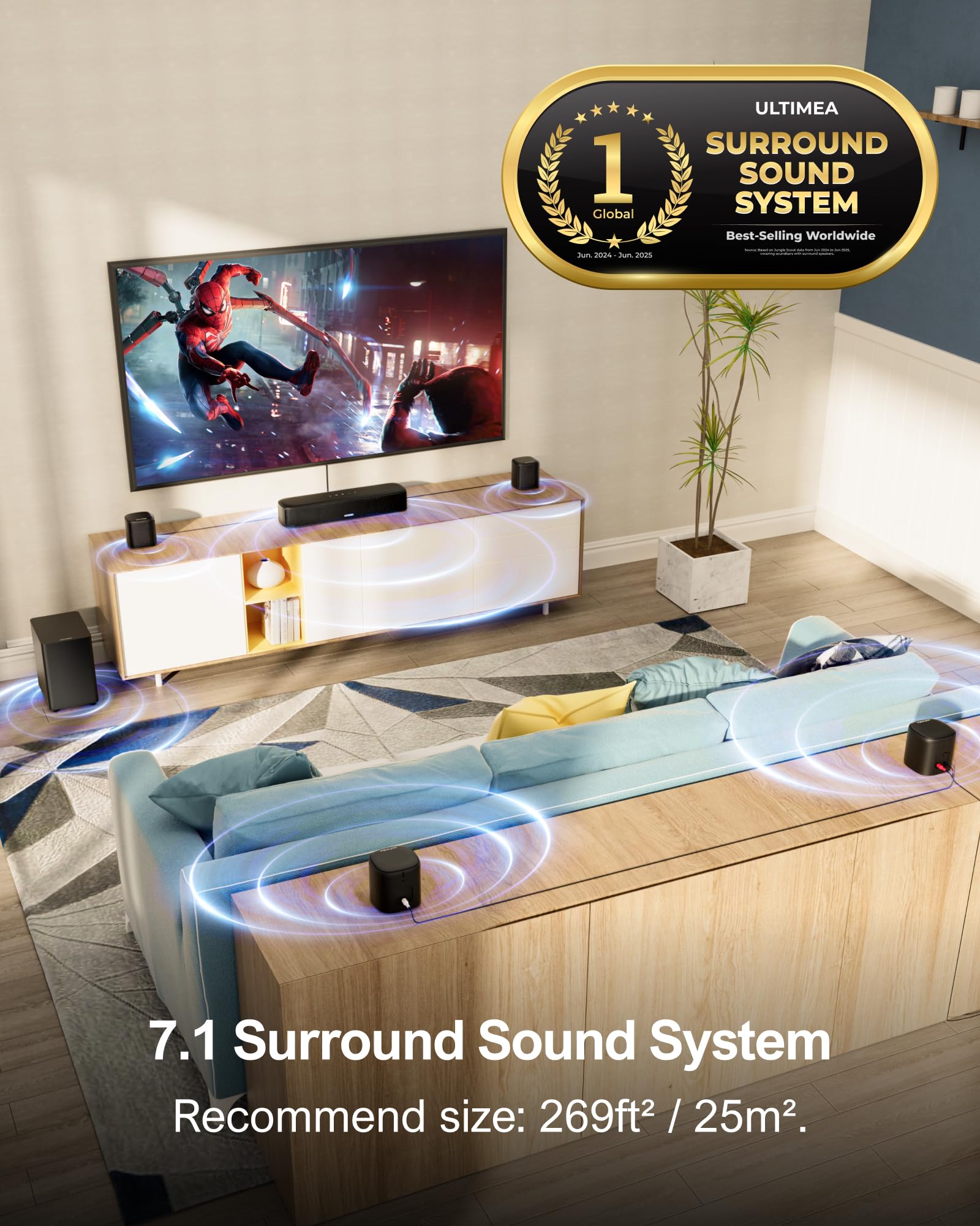 Ultimea Aura 7.1ch Dolby Atmos Surround Sound System – Aura A40, A40 Pro & A60 Pro