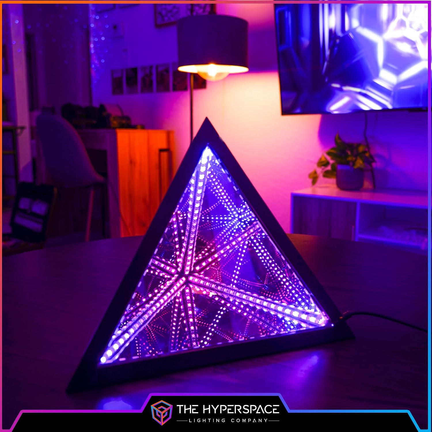 Hyperspace Lighting Co. Infinity Mirror LED Lamp – 4 Sizes