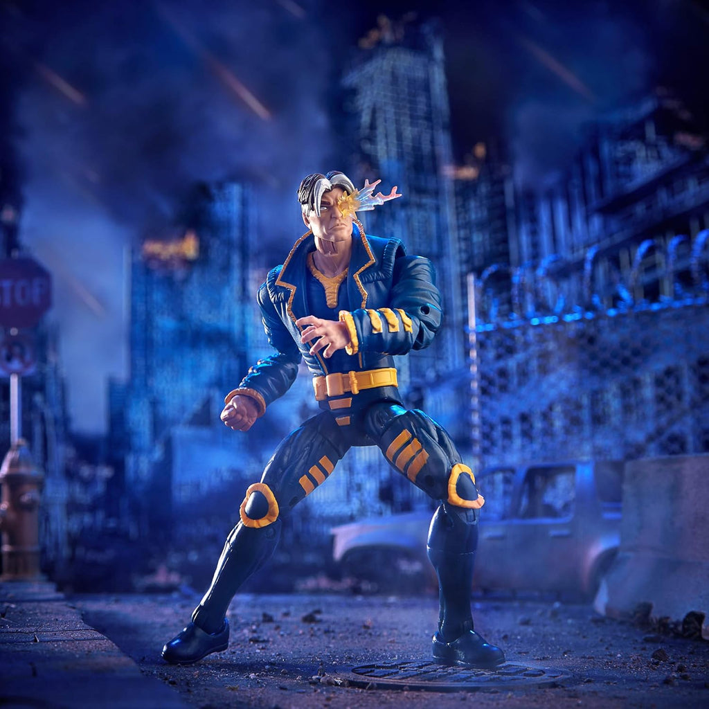 Marvel Hasbro Legends Series 6-inch Collectible X-Man Action Figure Toy X-Men: Age of Apocalypse Collection, Blue | Marvel Legends X-Men 6 Inch Action Figure BAF AOA Sugar Man - AOA X-Man