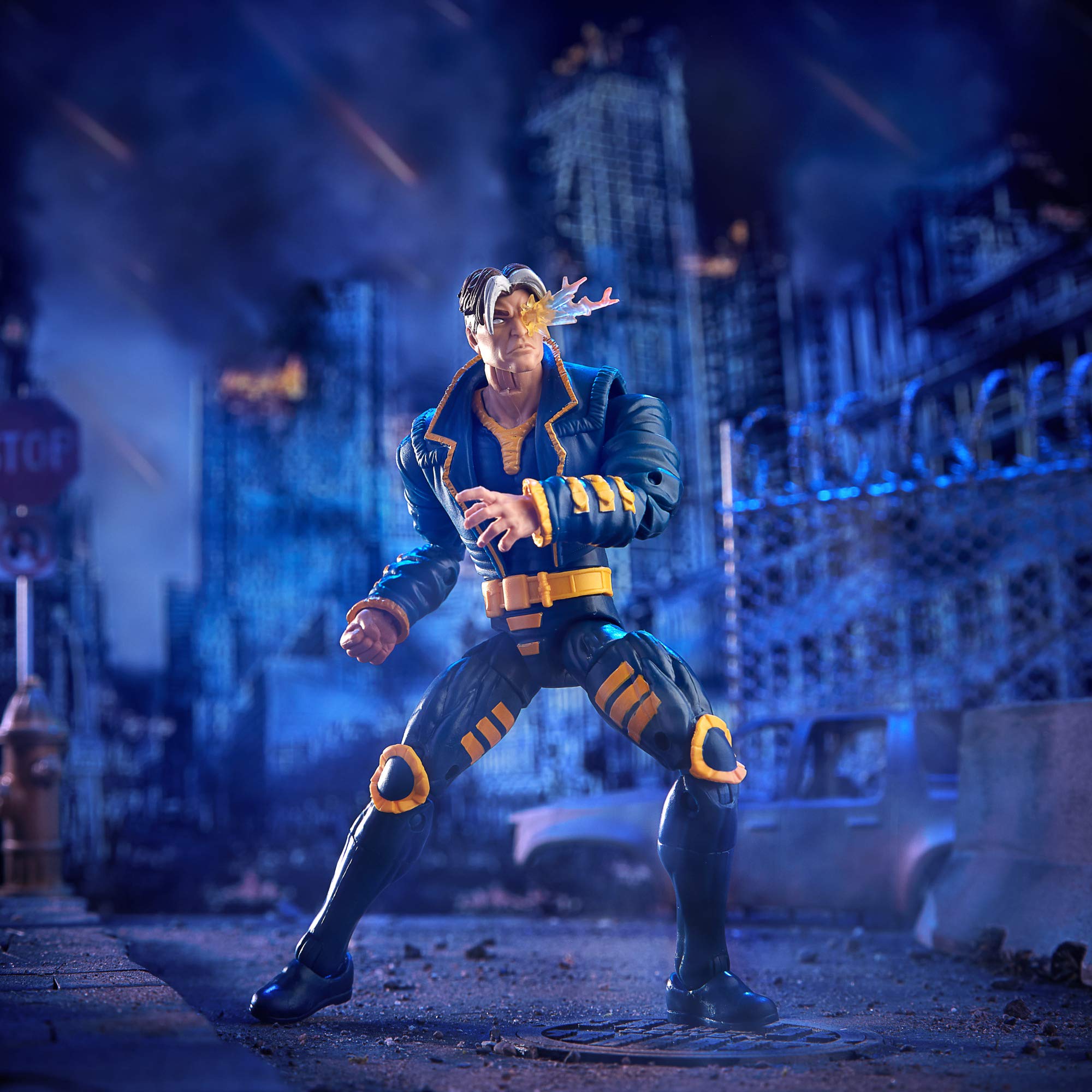 Marvel Hasbro Legends Series 6-inch Collectible X-Man Action Figure Toy X-Men: Age of Apocalypse Collection, Blue | Marvel Legends X-Men 6 Inch Action Figure BAF AOA Sugar Man - AOA X-Man